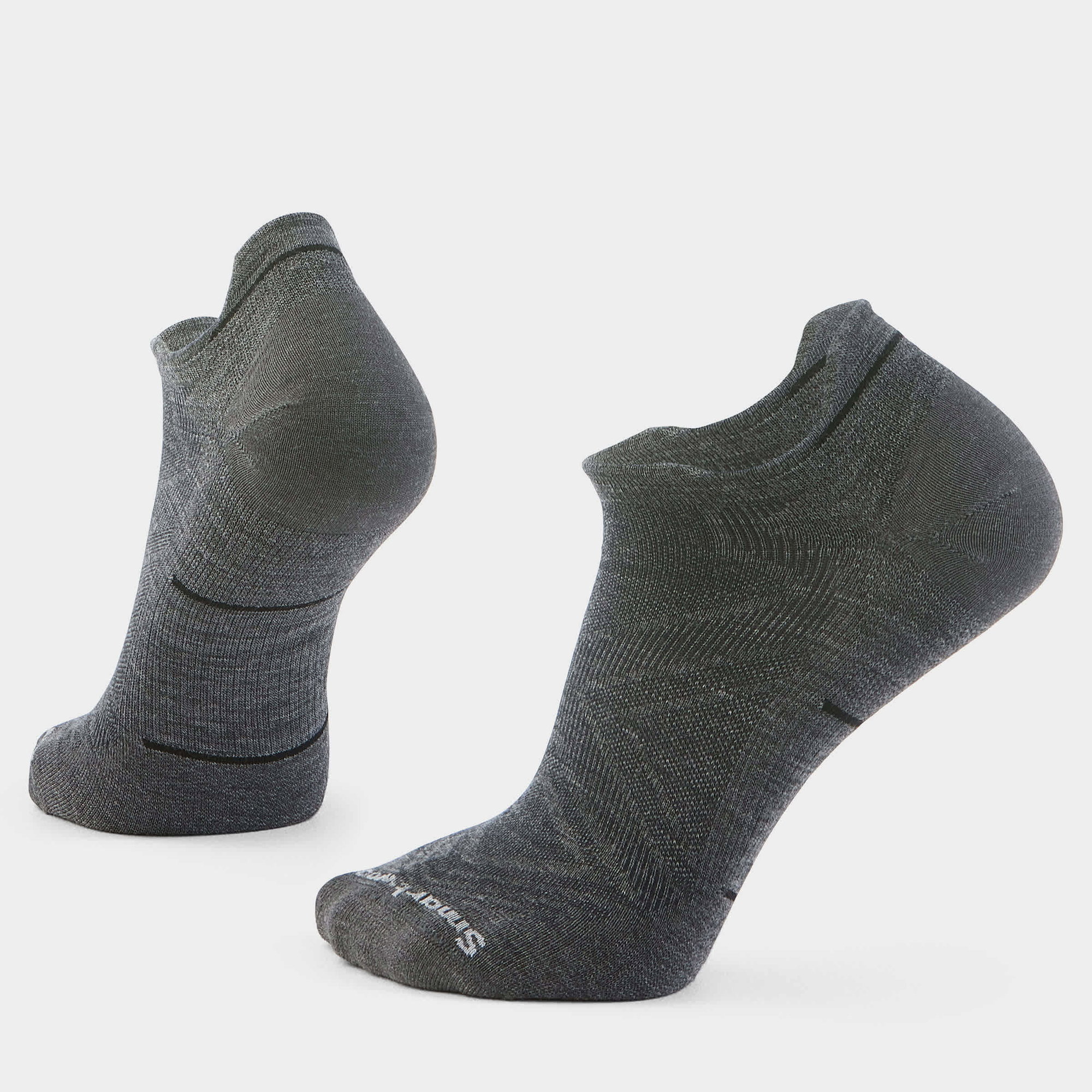 Smartwool Șosete Merino alergare Smartwool Run - gri deschis | Low Ankle | Zero Cushion
