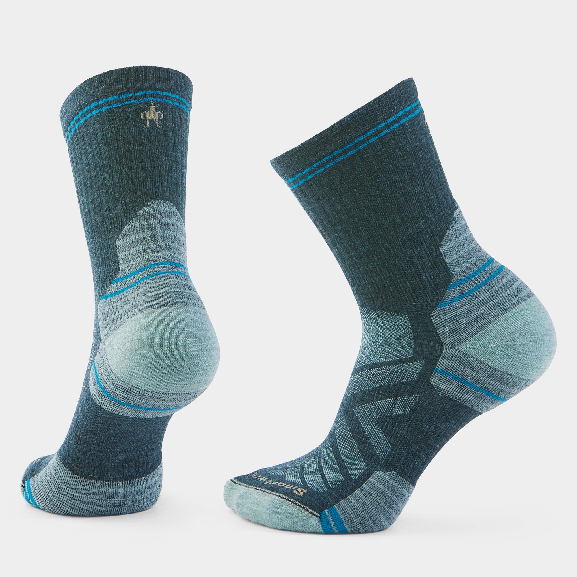 Smartwool Șosete Merino hiking Smartwool Hike - albastru Twilight Blue | Mid Crew | Targeted Cushion