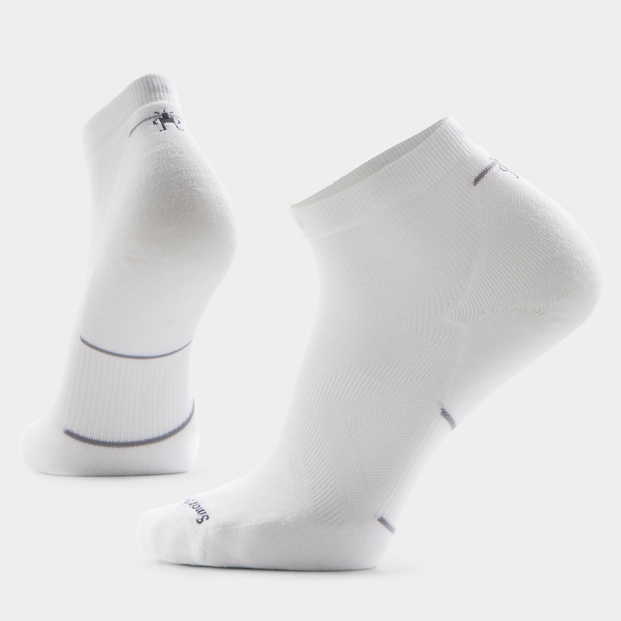 Smartwool Șosete Merino alergare Smartwool Run Ankle - alb | Targeted Cushion