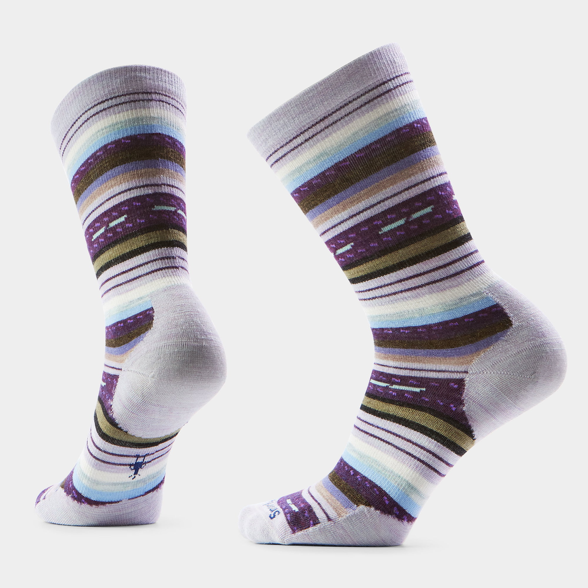 Smartwool Șosete Merino Smartwool Everyday Margarita - mov Purple Eclipse | Crew | Light Cushion