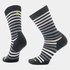 Șosete Merino Smartwool Everyday Spruce Street - negru/alb | Crew | Relaxed Fit