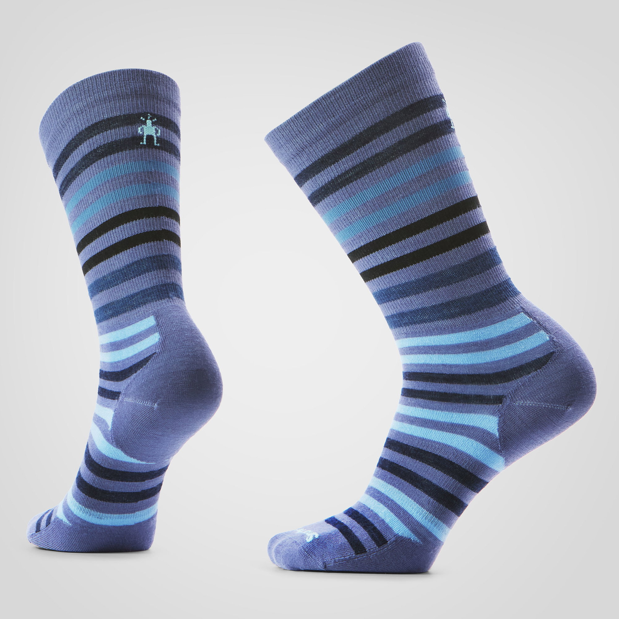 Smartwool Șosete Merino Smartwool Everyday Spruce Street - albastru Nightfall | Crew | Relaxed Fit