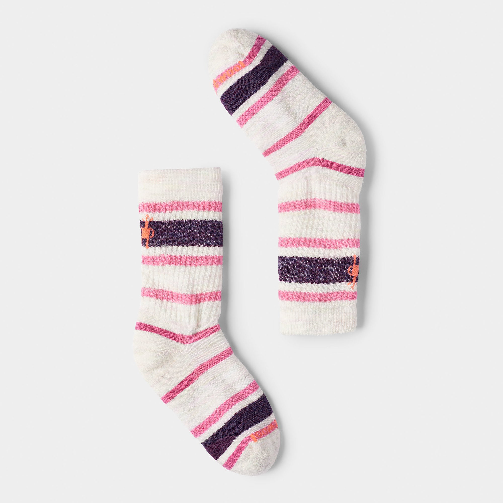 Smartwool Șosete Merino hiking Smartwool Hike Striped K - bej Moonbeam | Crew | Light Cushion