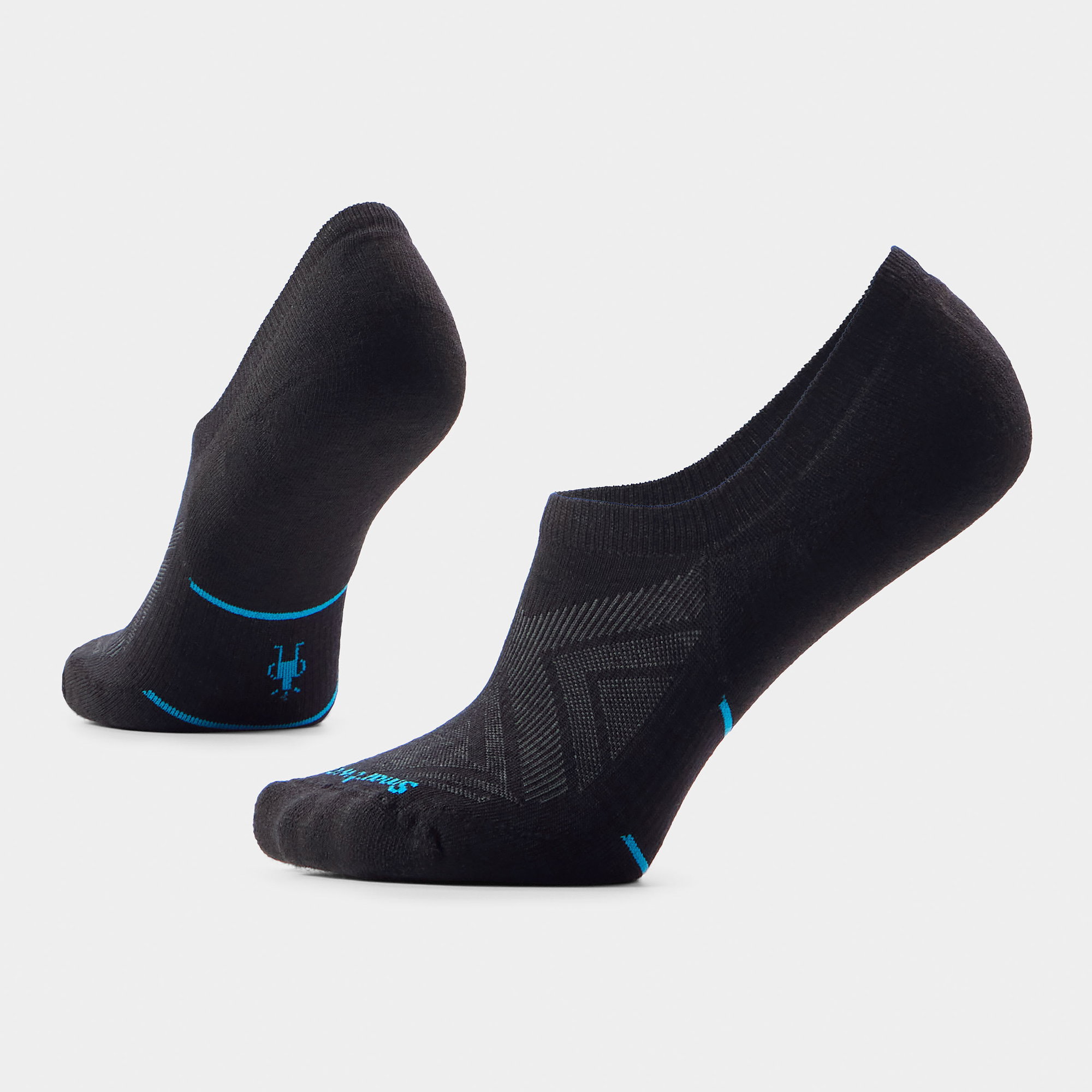 Smartwool Șosete Merino alergare Smartwool Run - negru Black | No Show | Targeted Cushion
