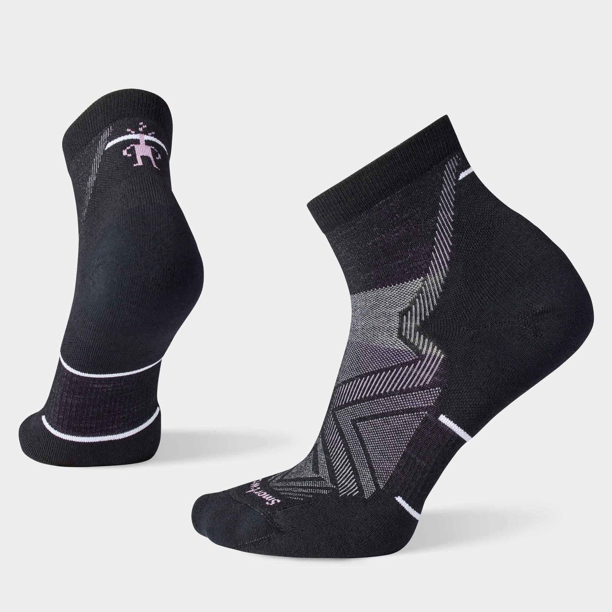 Smartwool Șosete Merino alergare Smartwool Run - negru | Ankle | Targeted Cushion