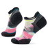 Șosete Merino alergare Smartwool Run Brushed Print - albastru Nightfall | Low Ankle | Targeted Cushion