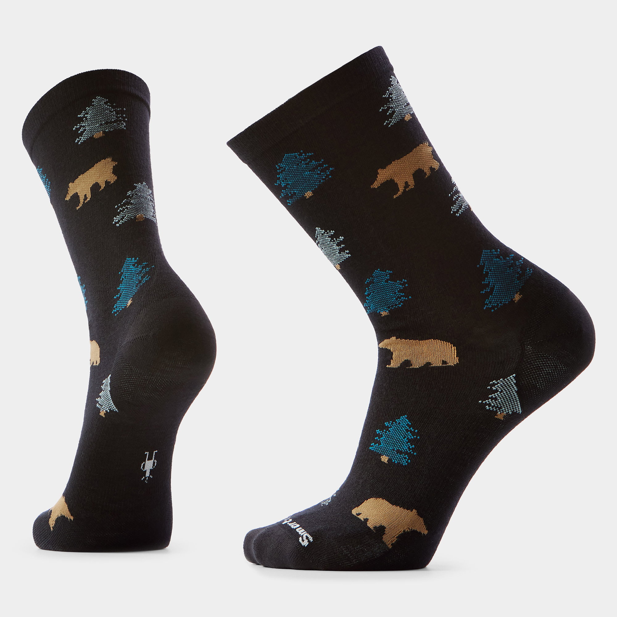 Smartwool Șosete Merino Smartwool Everyday Through the Trees - negru | Crew