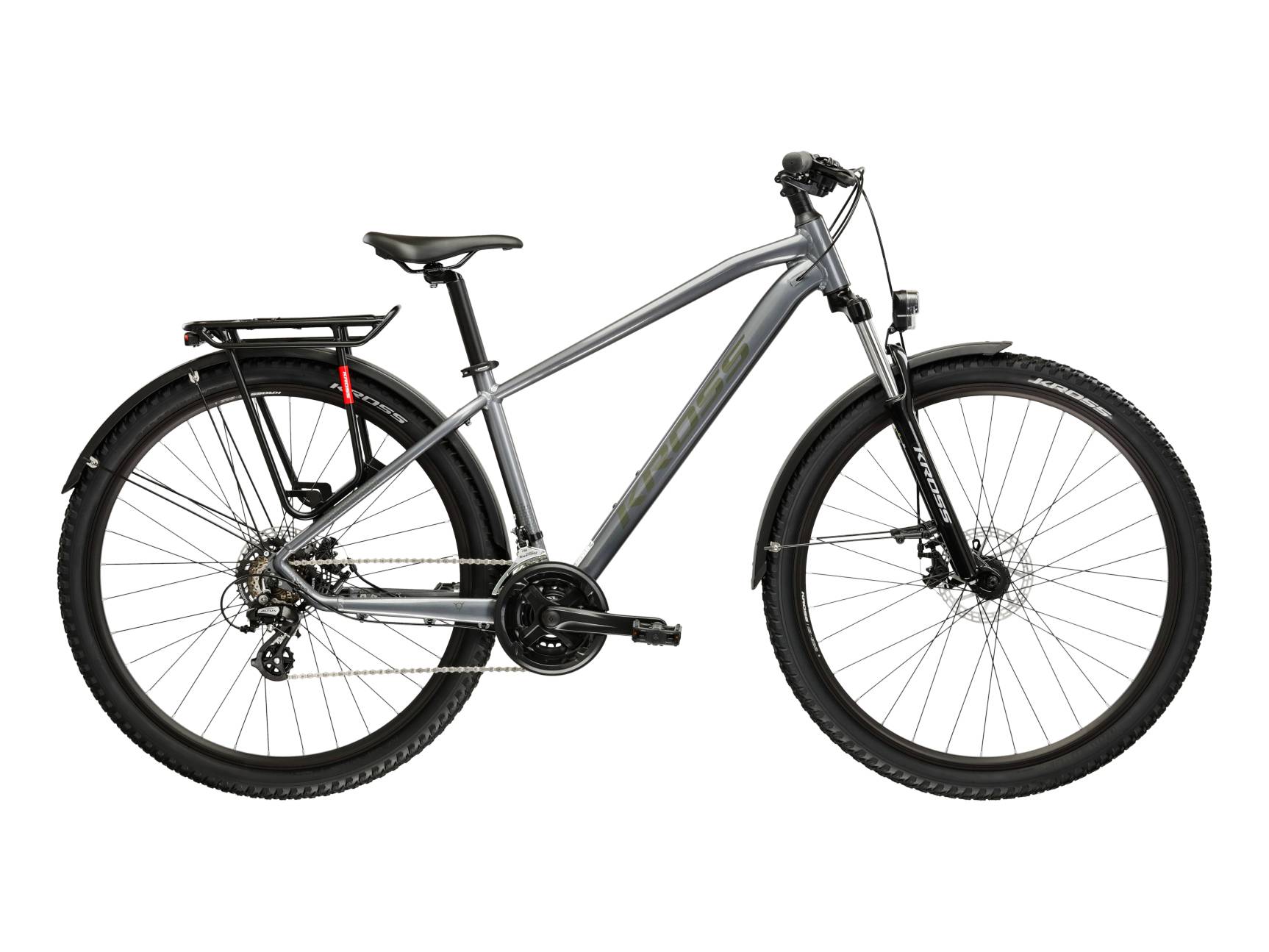 Kross Bicicleta MTB Hardtail Kross Hexagon 2.0 EQ 27.5 inch gri Shimano Altus
