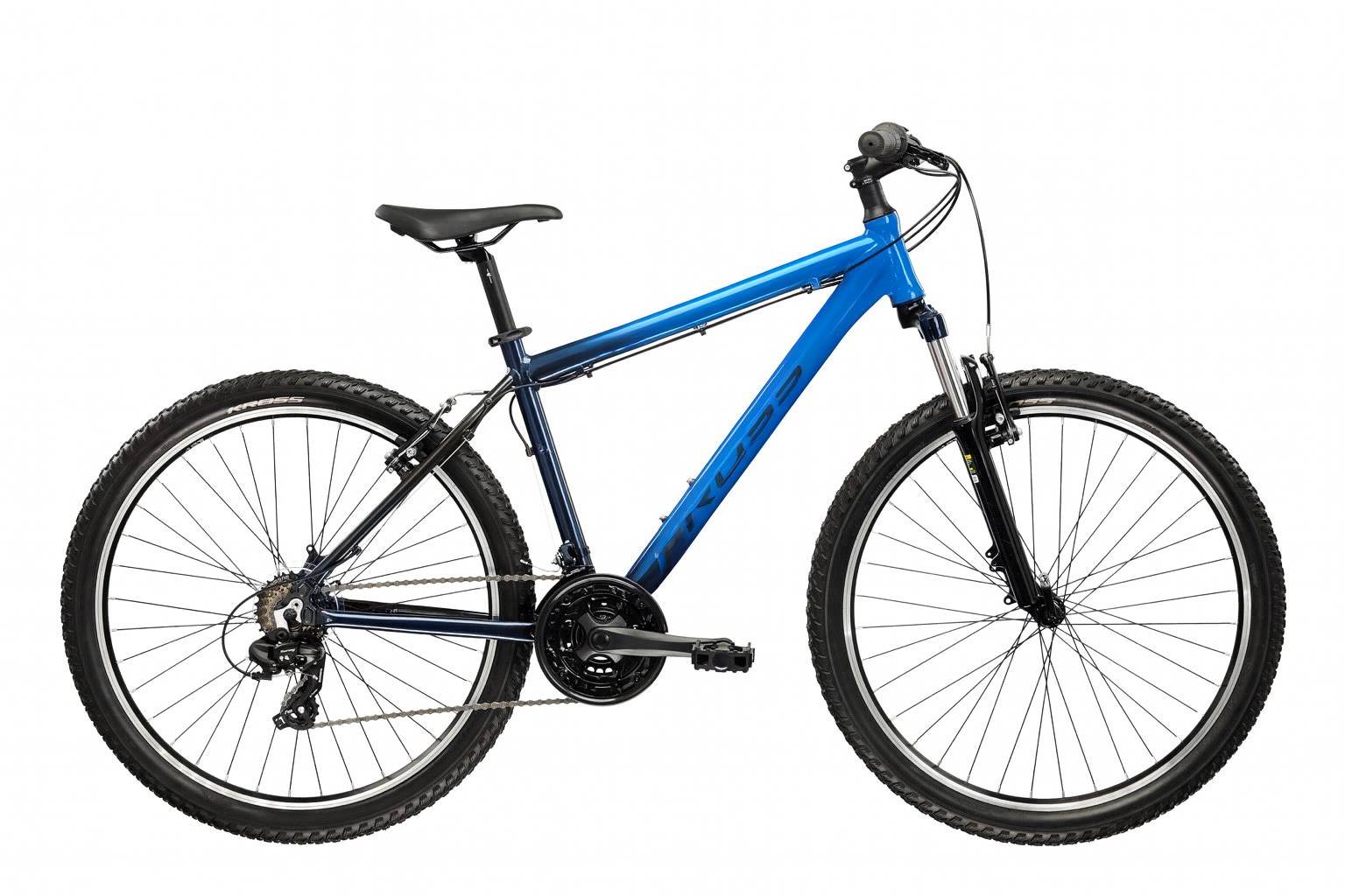 Kross Bicicleta MTB Hardtail Kross Hexagon X100 26 inch albastra Shimano Tourney