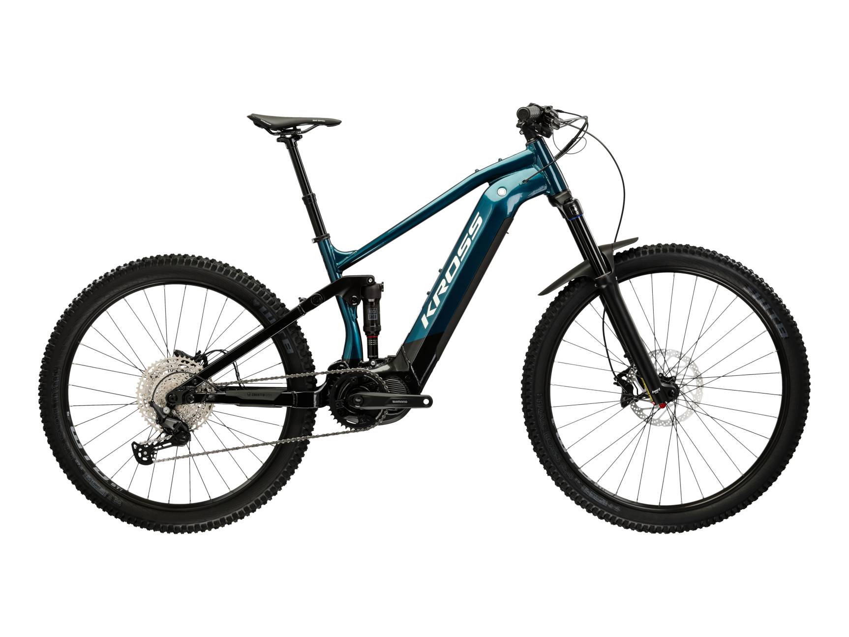Kross Bicicleta Electrica MTB Kross Grist Boost 2.0 16 inch turcoaz Shimano Deore