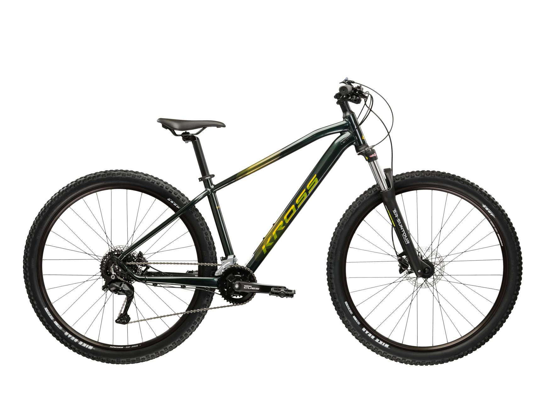 Kross Bicicleta MTB Hardtail Kross Hexagon 5.0 27.5 inch verde Shimano Acera