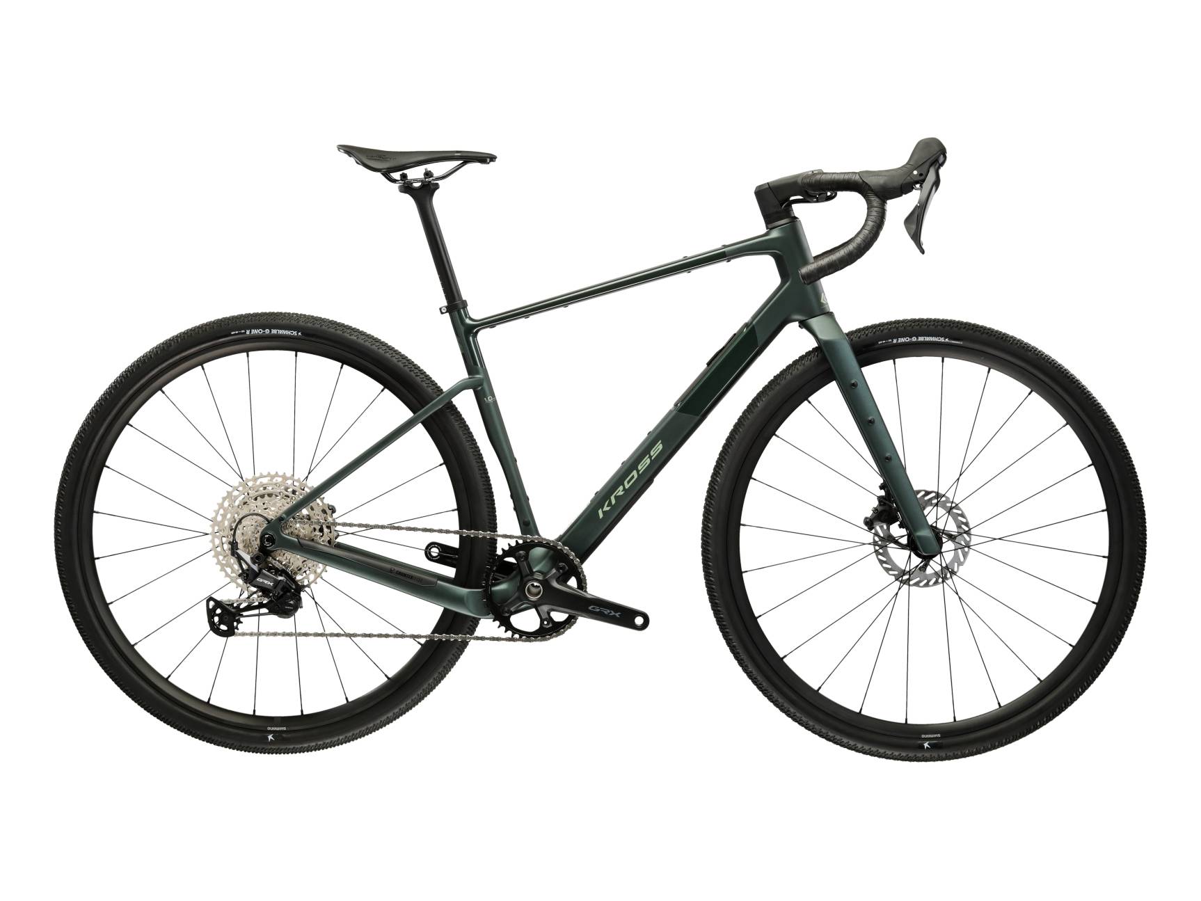 Kross Bicicleta Gravel Kross Esker ADV 1.0 28 inch verde Shimano Grx