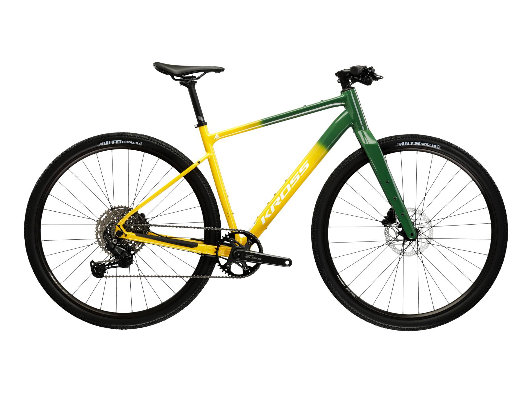Kross Bicicleta Gravel Kross Esker FL 28 inch verde Shimano Cues