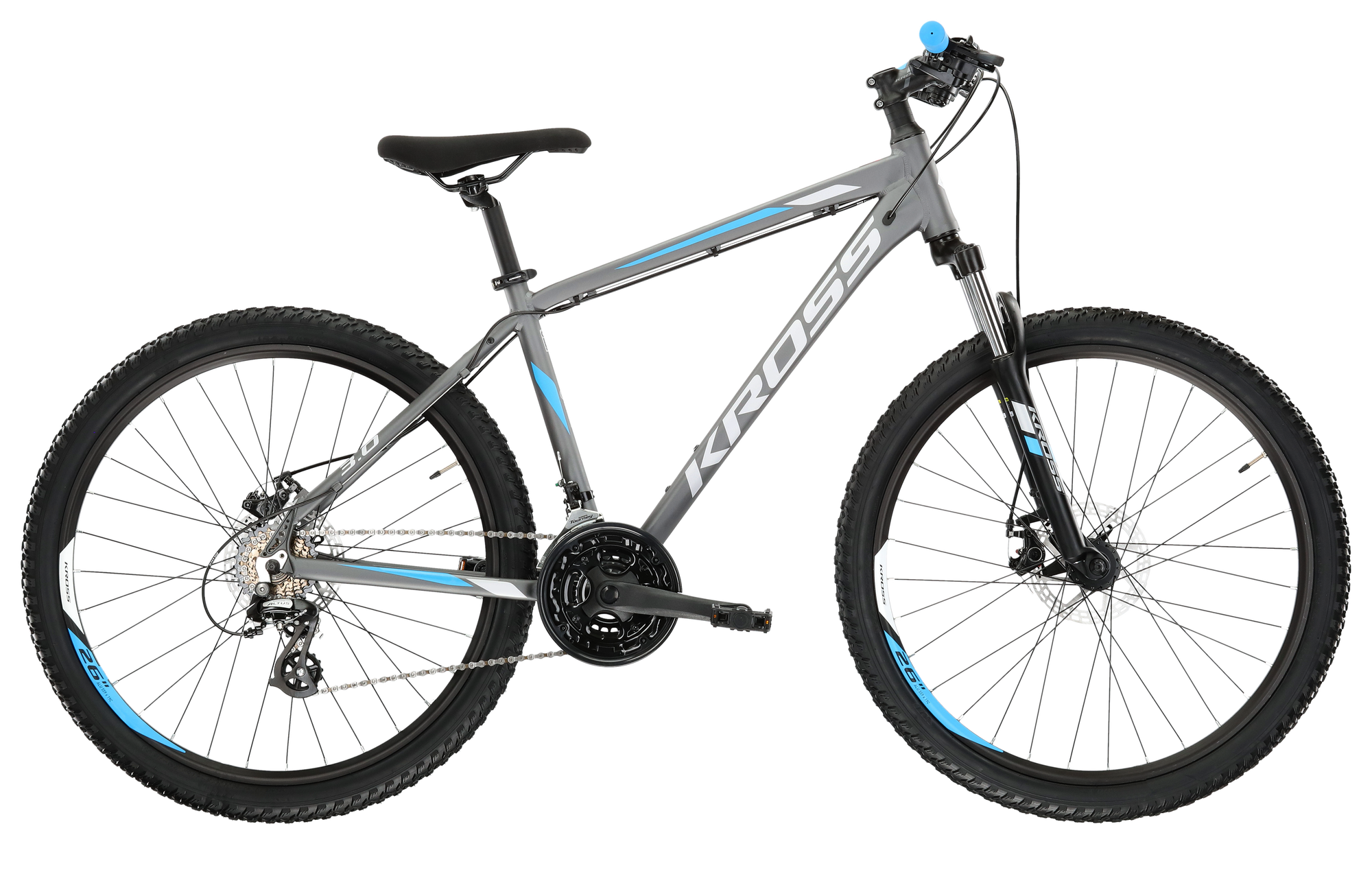Kross Bicicleta MTB Hardtail Kross Hexagon 3.0 27.5 inch grafit Shimano Acera