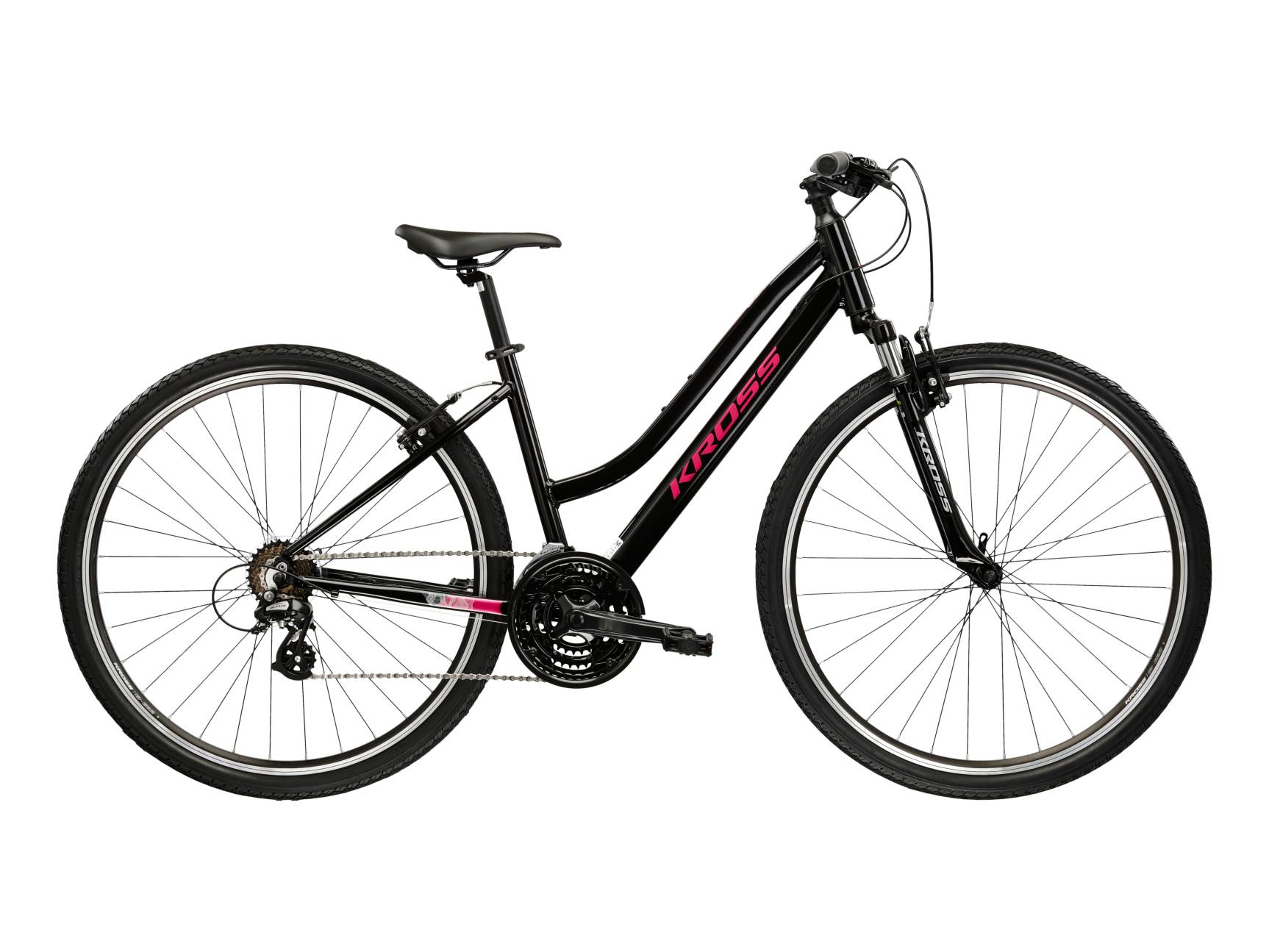 Kross Bicicleta Trekking Kross Evado 2.0 28 inch neagra Shimano Altus