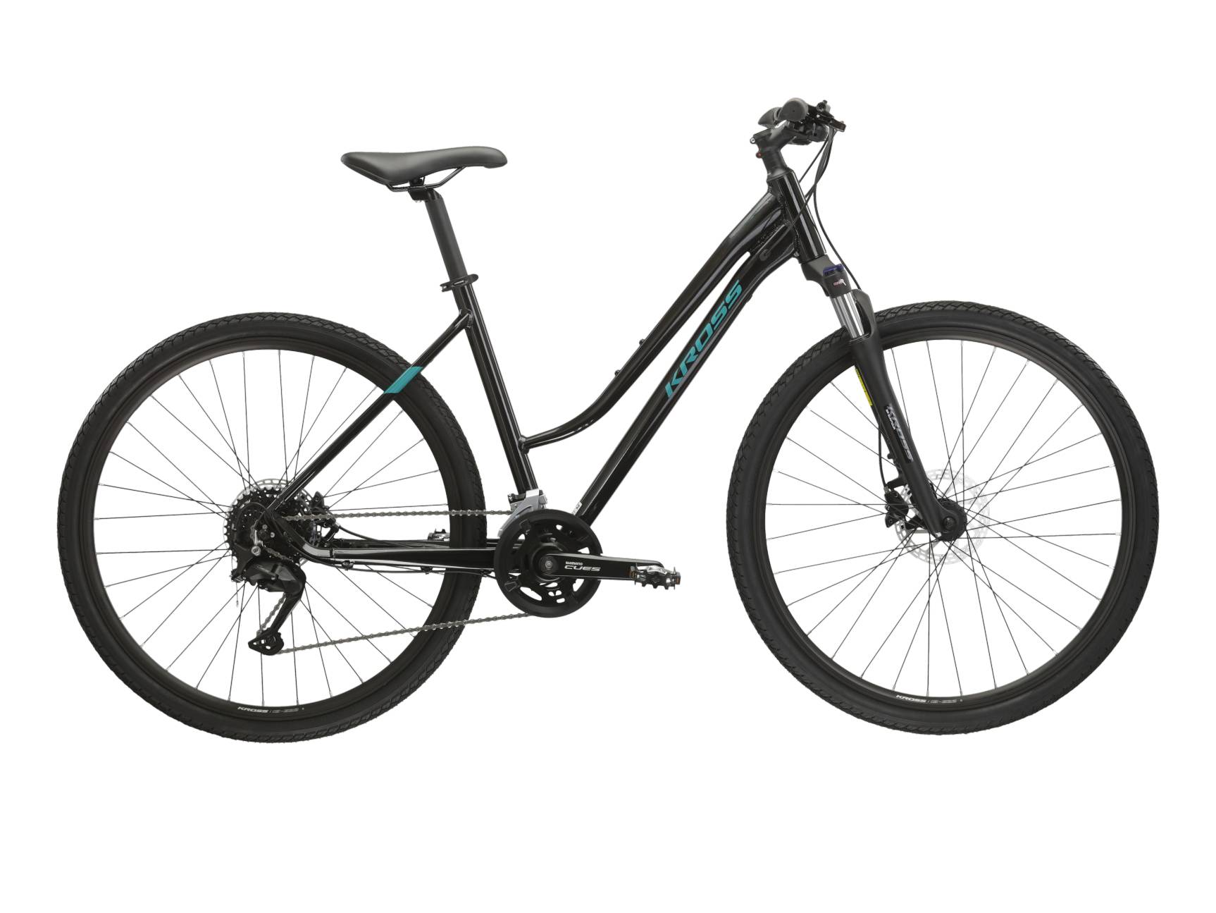 Kross Bicicleta Trekking Kross Evado 5.0 28 inch neagra Shimano Cues