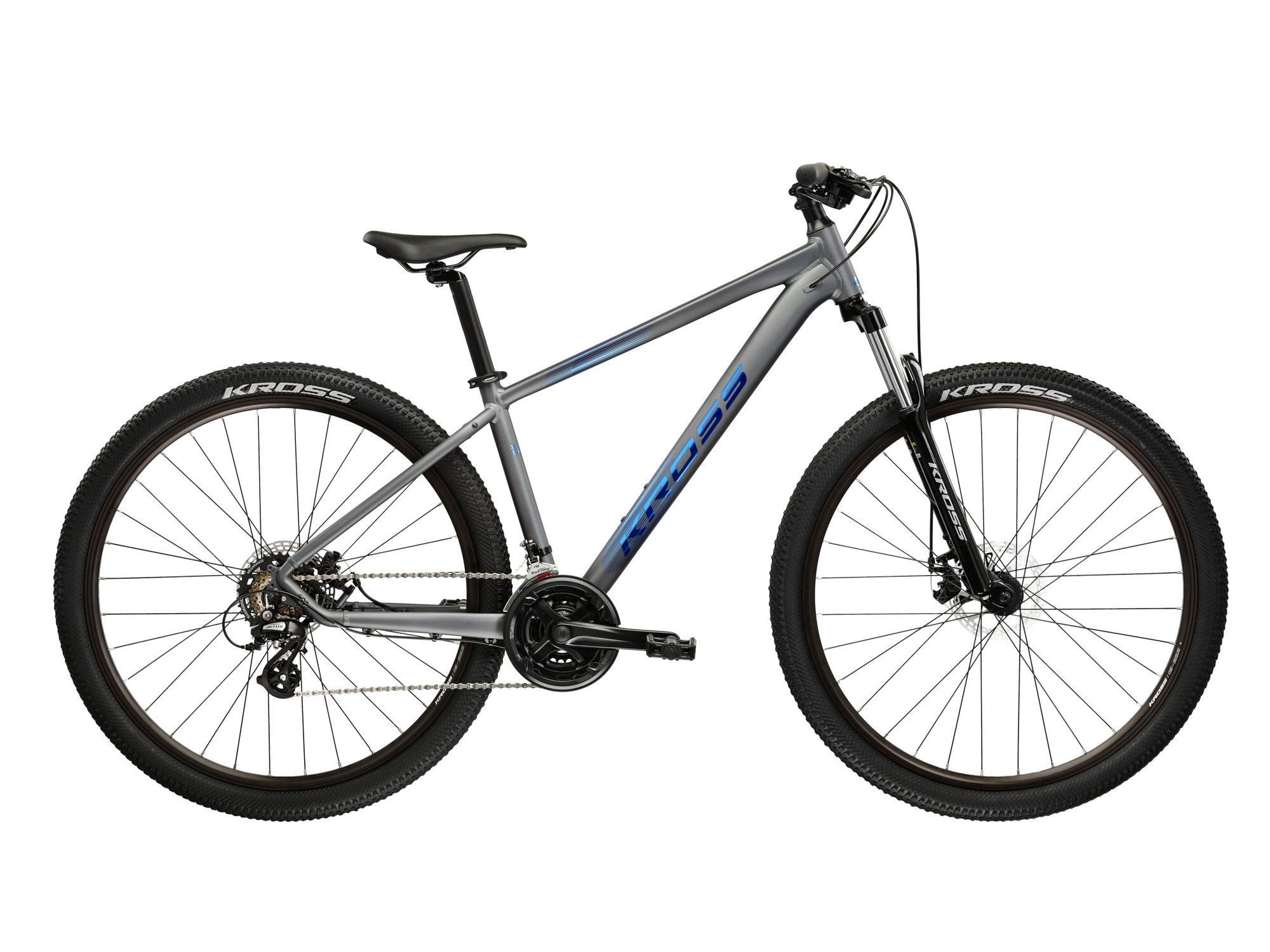Kross Bicicleta MTB Hardtail Kross Hexagon X200 27.5 inch gri Shimano Altus
