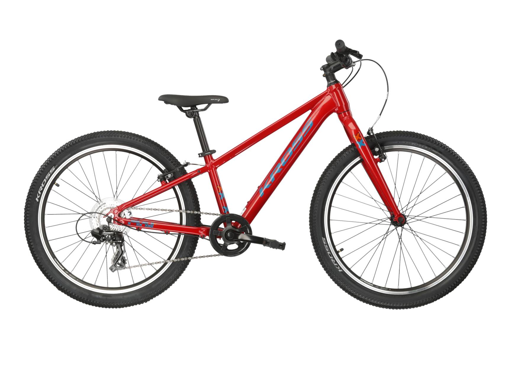Kross Bicicleta Copii Kross Level JR 1.0 24 inch rosie Shimano Tourney