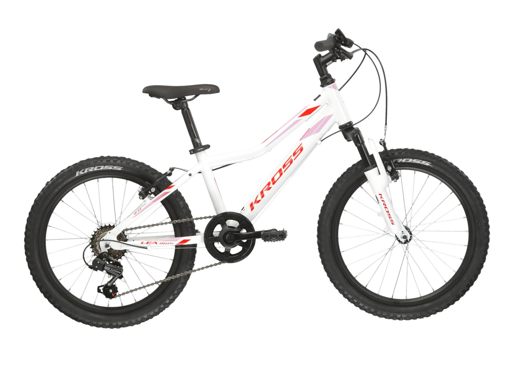 Kross Bicicleta Copii Kross LEA Mini 2.0 20 inch alba Shimano Tourney