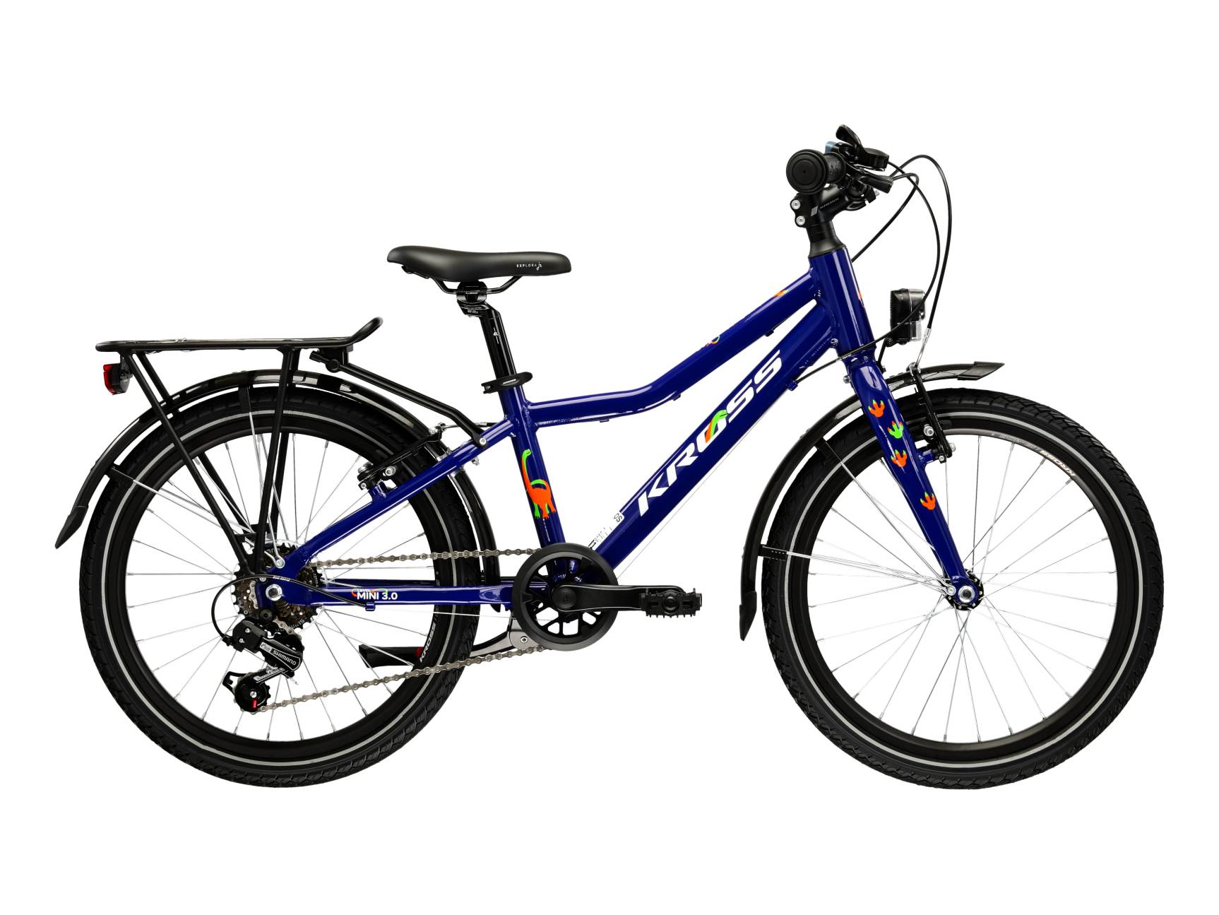 Kross Bicicleta Copii Kross Level Mini 3.0 EQ 20 inch bleumarin Shimano Tourney
