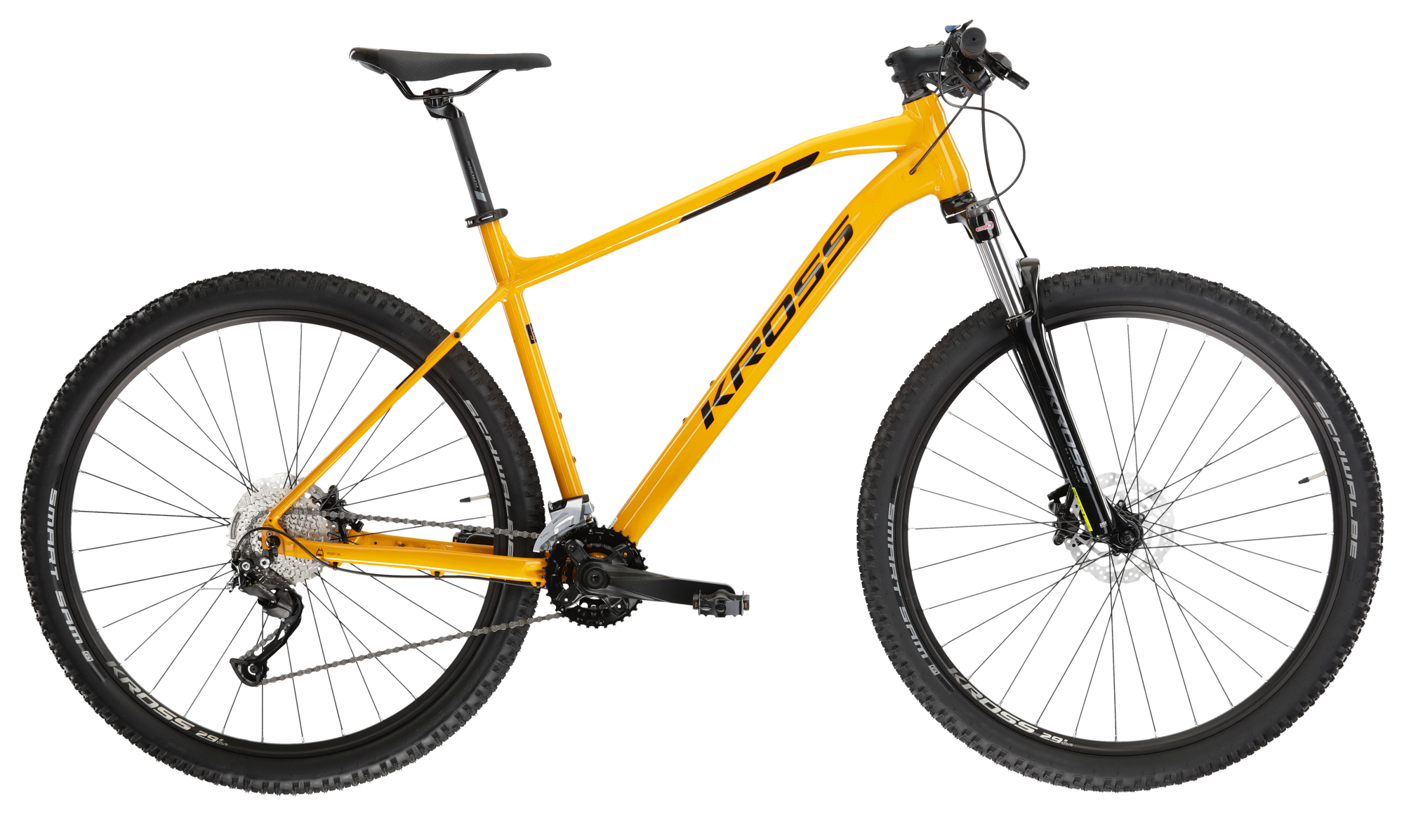 Kross Bicicleta MTB Hardtail Kross Level 2.0 29 inch galbena Shimano Cues