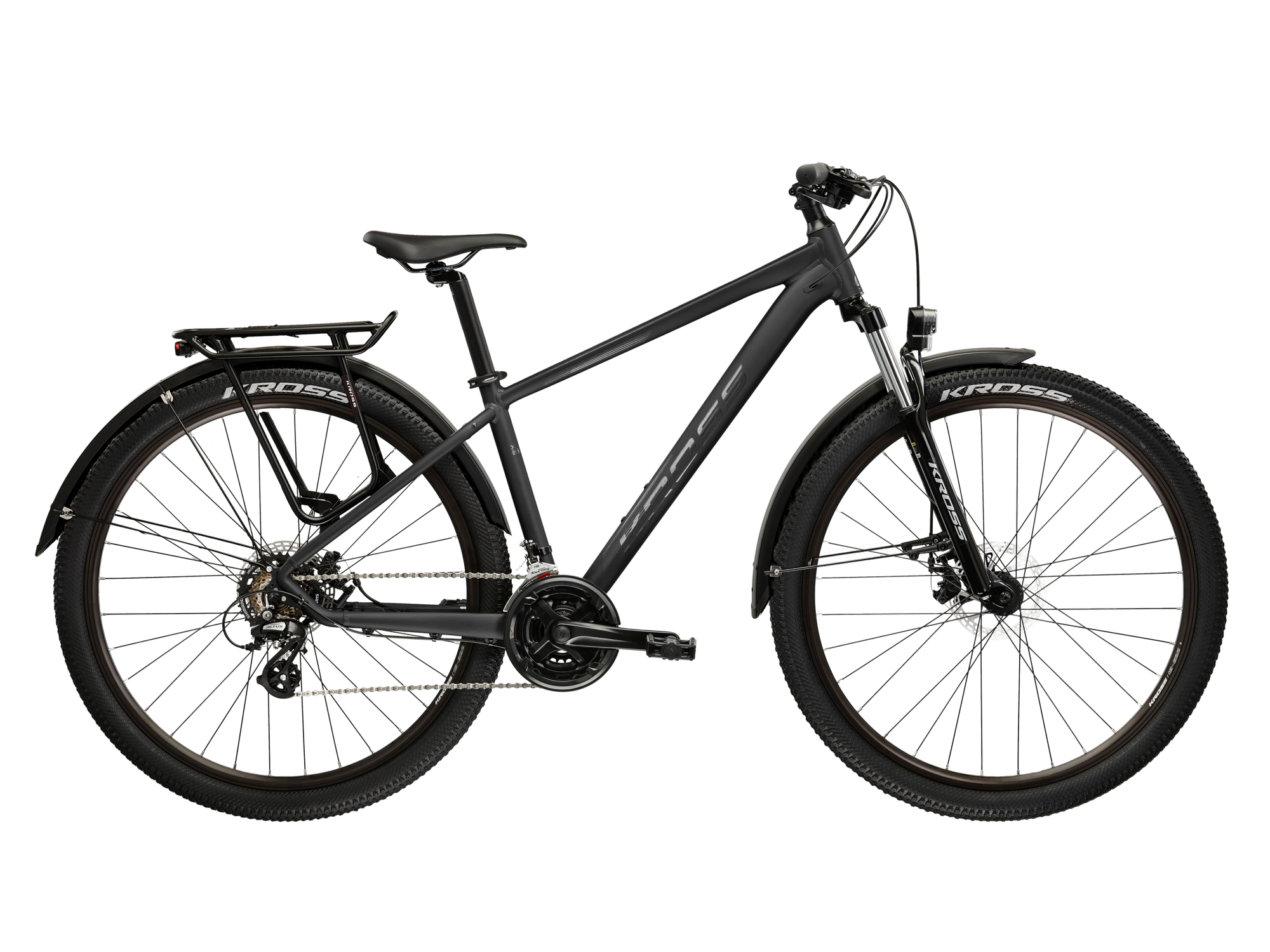 Kross Bicicleta MTB Hardtail Kross Hexagon X200 EQ 27.5 inch neagra Shimano Altus