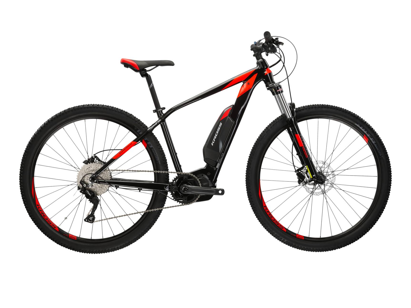 Kross Bicicleta Electrica MTB Kross Level Boost 1.0 418 29 inch neagra Shimano Deore