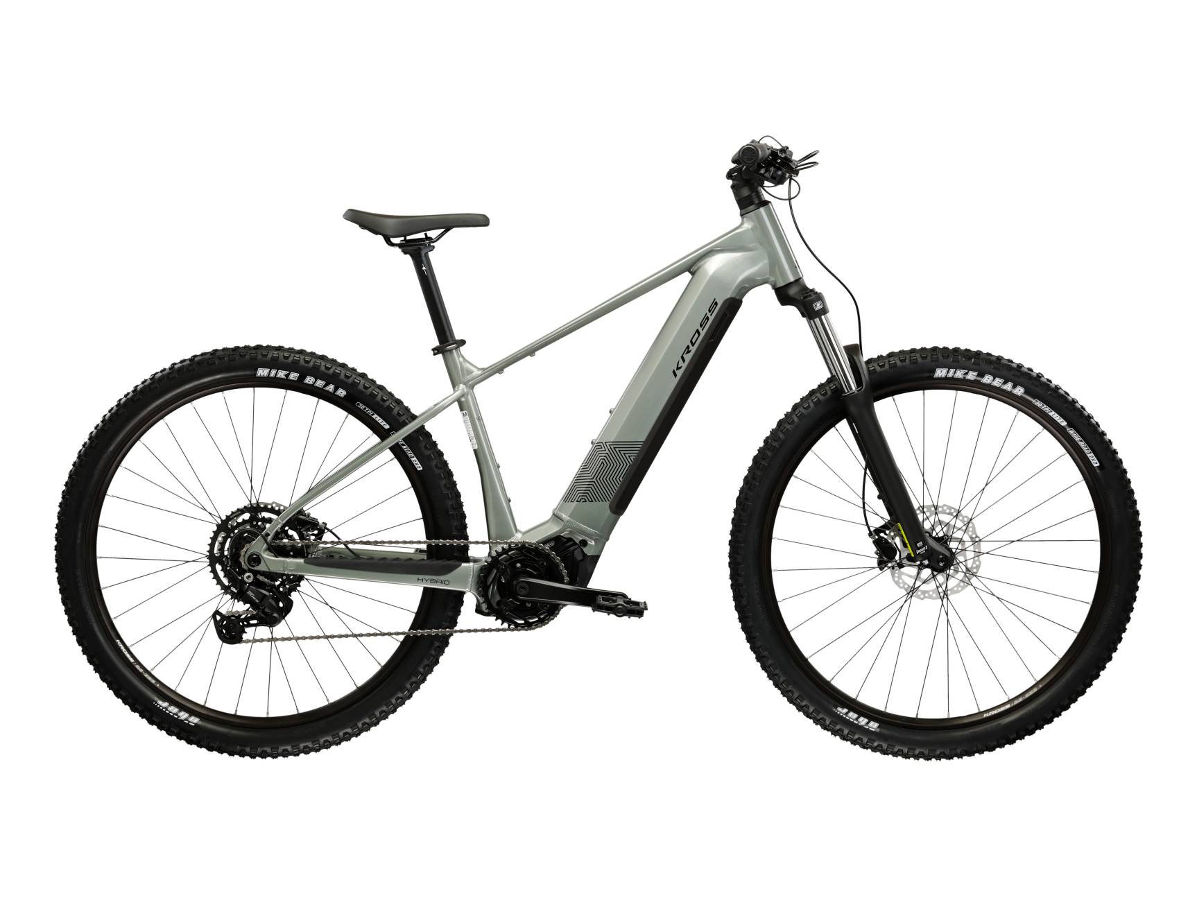 Kross Bicicleta Electrica MTB Kross Influx HYB 1.0 720 29 inch gri Shimano Cues