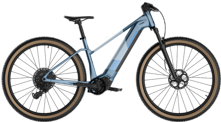 Kross Bicicleta Electrica MTB Kross Influx HYB 3.0 800 27.5 inch albastra Shimano Cues