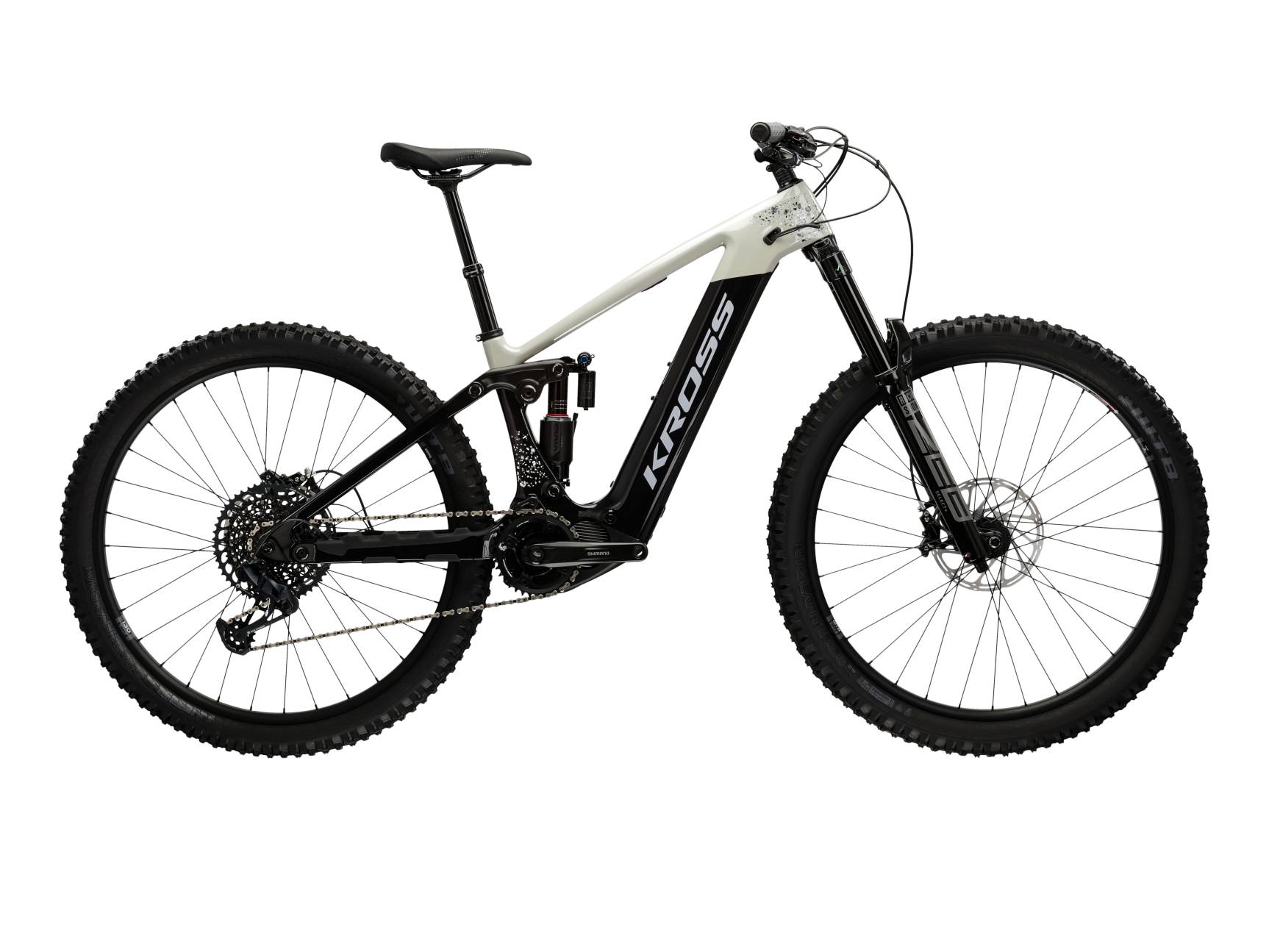 Kross Bicicleta Electrica MTB Kross Moon Boost 1.0 29 inch gri SRAM Gx Eagle