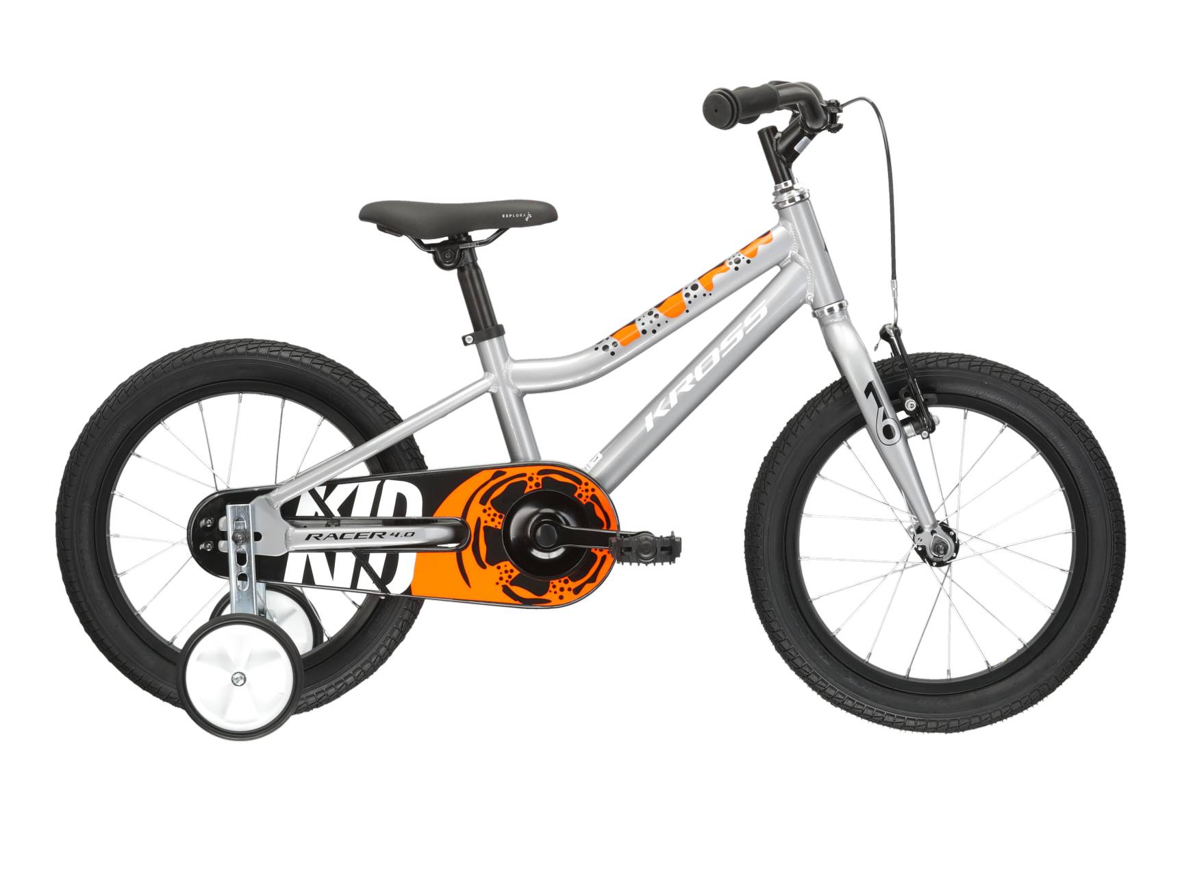 Kross Bicicleta Copii Kross Racer 4.0 16 inch argintie