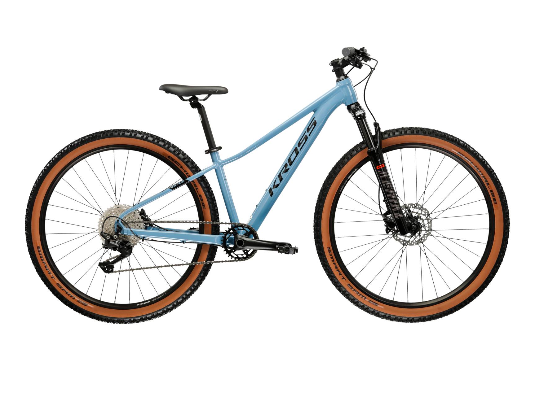 Kross Bicicleta Copii Kross Level JR 6.0 27.5 inch albastra Shimano Deore
