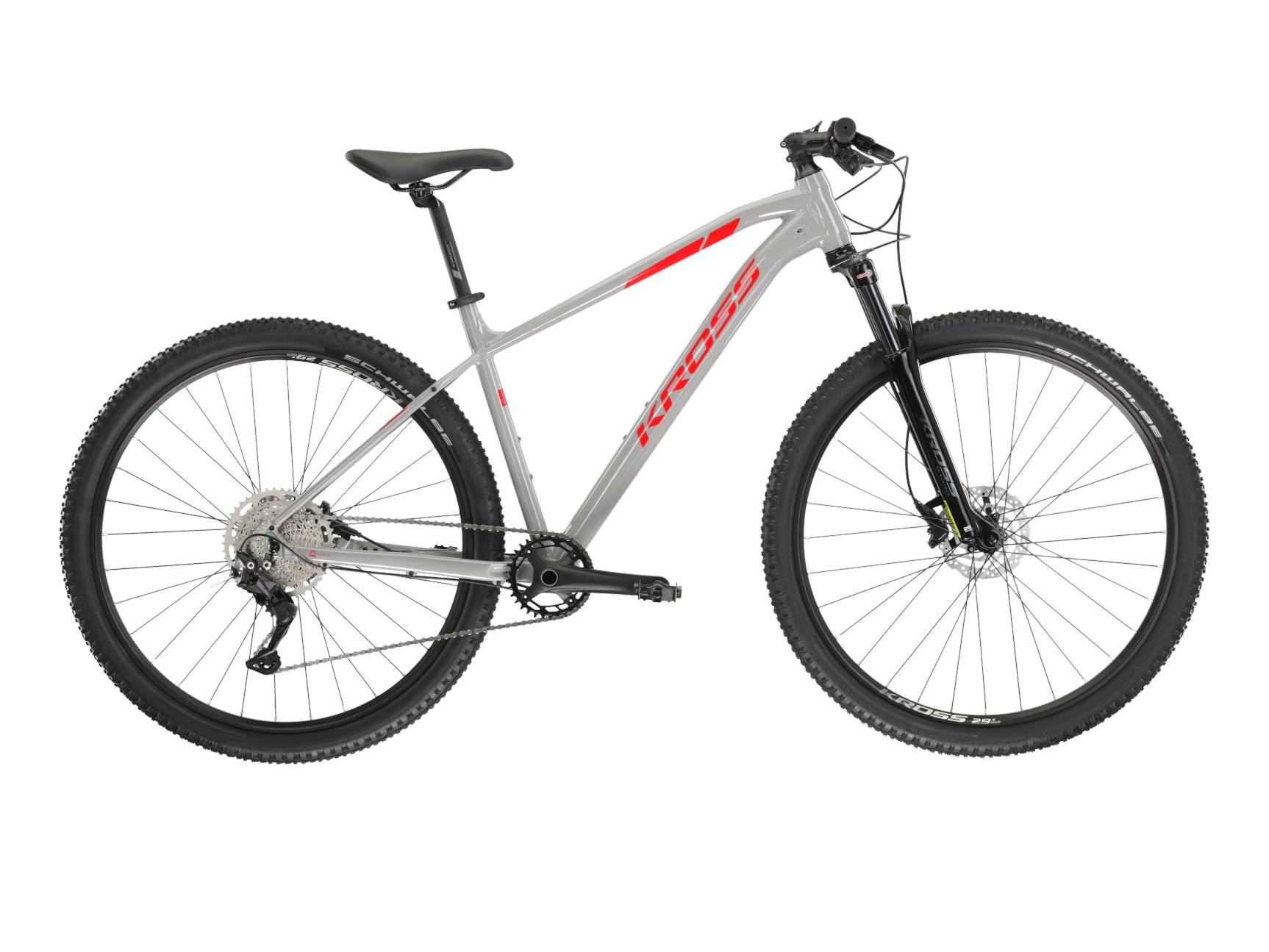 Kross Bicicleta MTB Hardtail Kross Level 4.0 PW 29 inch gri Shimano Deore