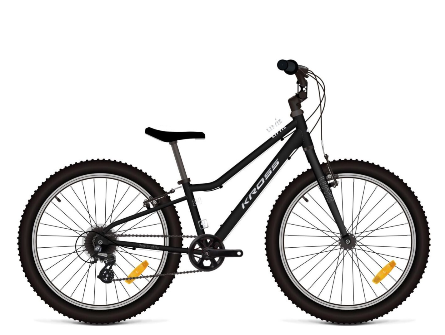 Kross Bicicleta juniori Kross Liftie 24" — ultrausoara, 8.0 kg, 8 viteze Shimano Altus