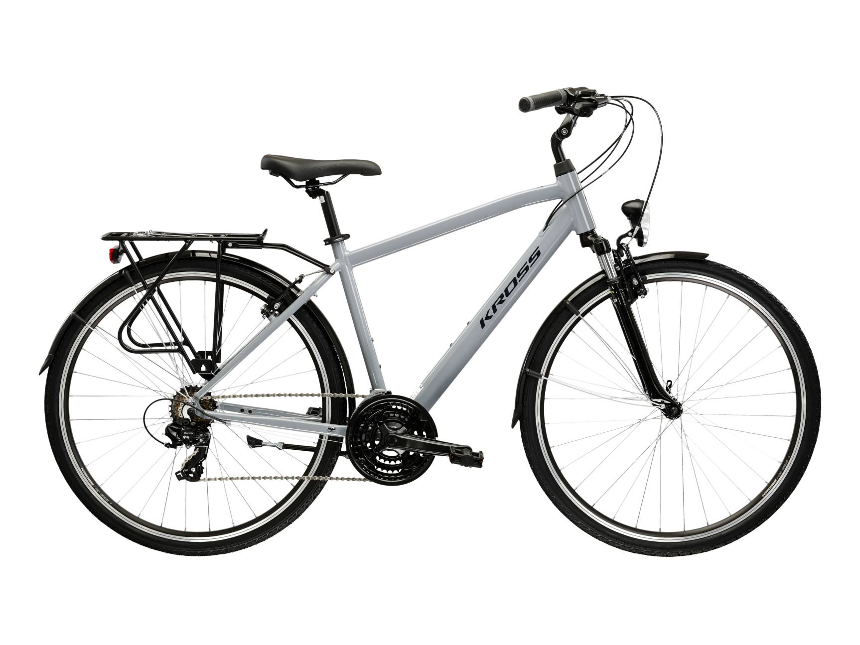 Kross Bicicleta Trekking Kross Trans 1.0 28 inch gri Shimano Tourney