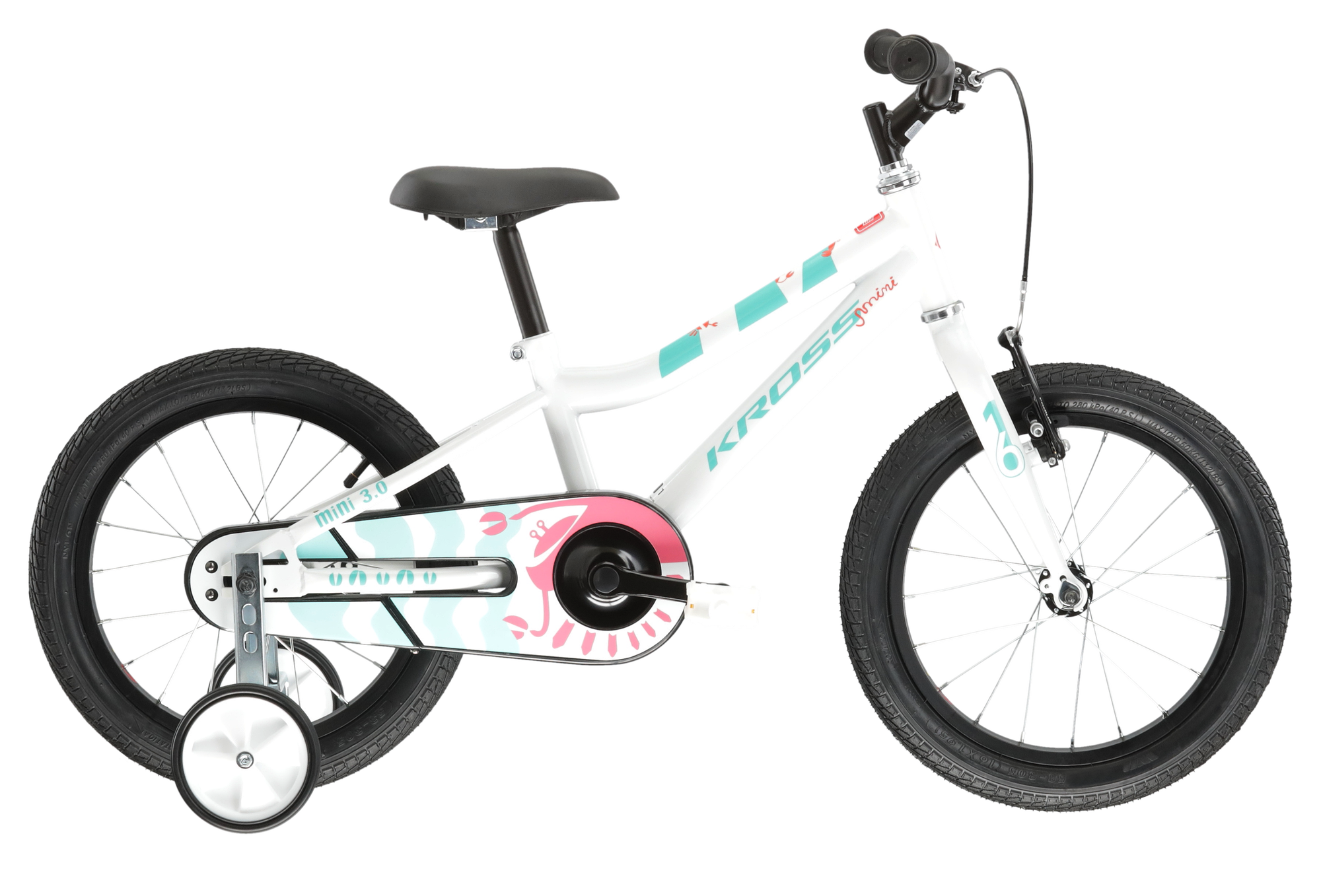 Kross Bicicleta Copii Kross Mini 3.0 16 inch alba