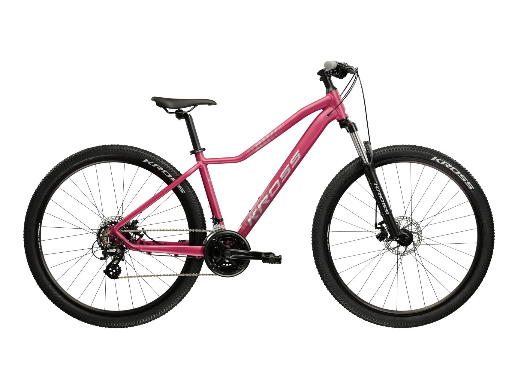 ds kh6320 wte1 Bicicleta MTB Hardtail Kross LEA 2.0 26 inch roz Shimano Altus