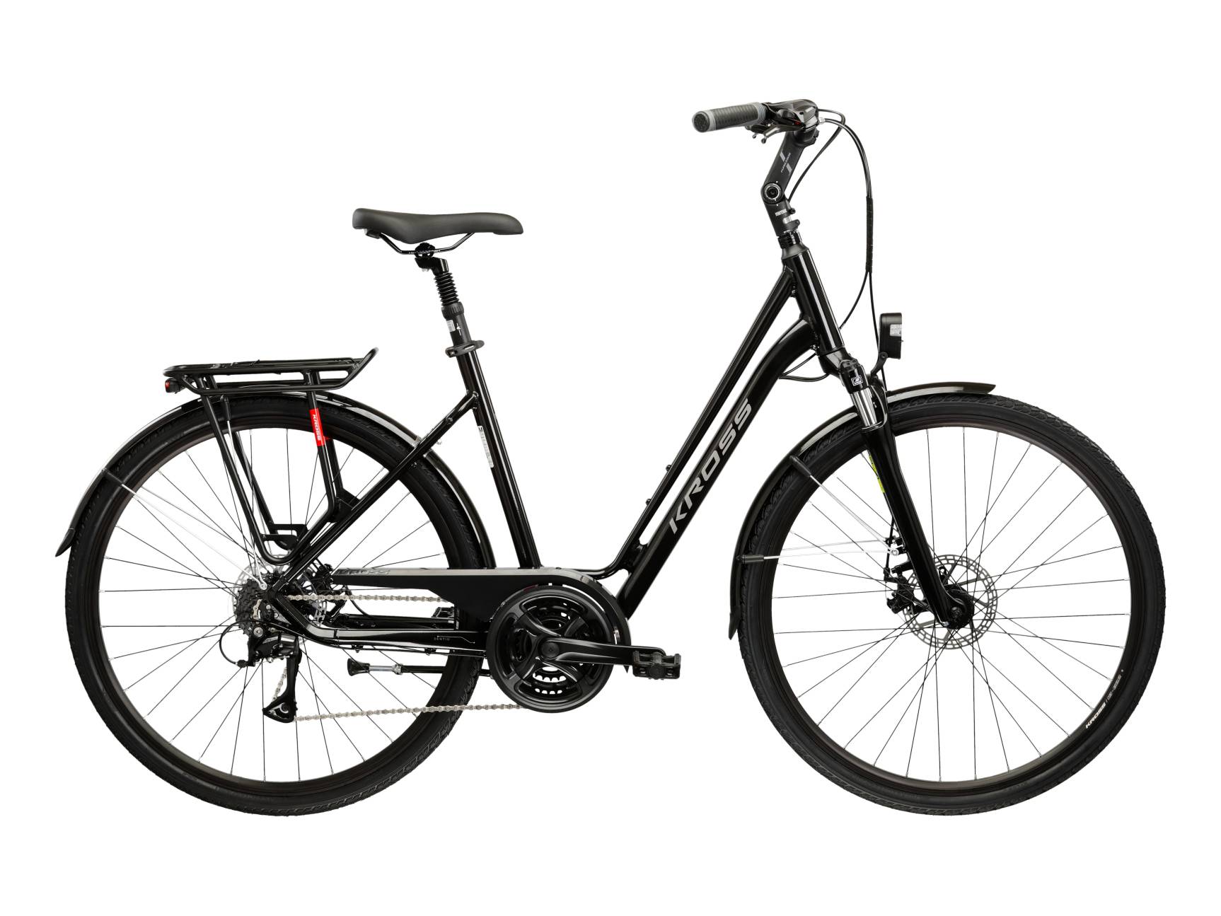 Kross Bicicleta Urban Kross Sentio 3.0 28 inch neagra Shimano Acera