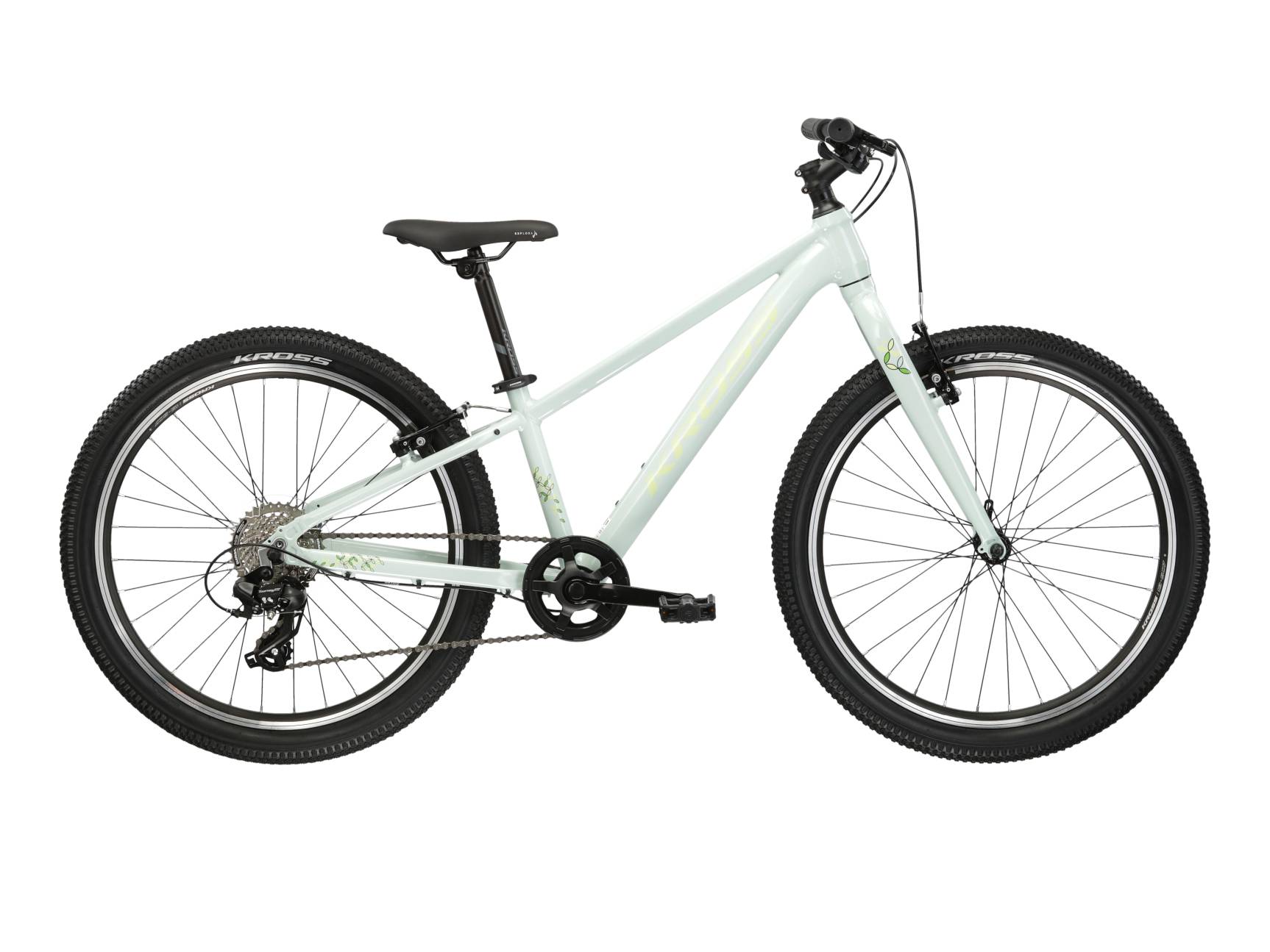 Kross Bicicleta Copii Kross LEA JR 1.0 24 inch gri Shimano Tourney