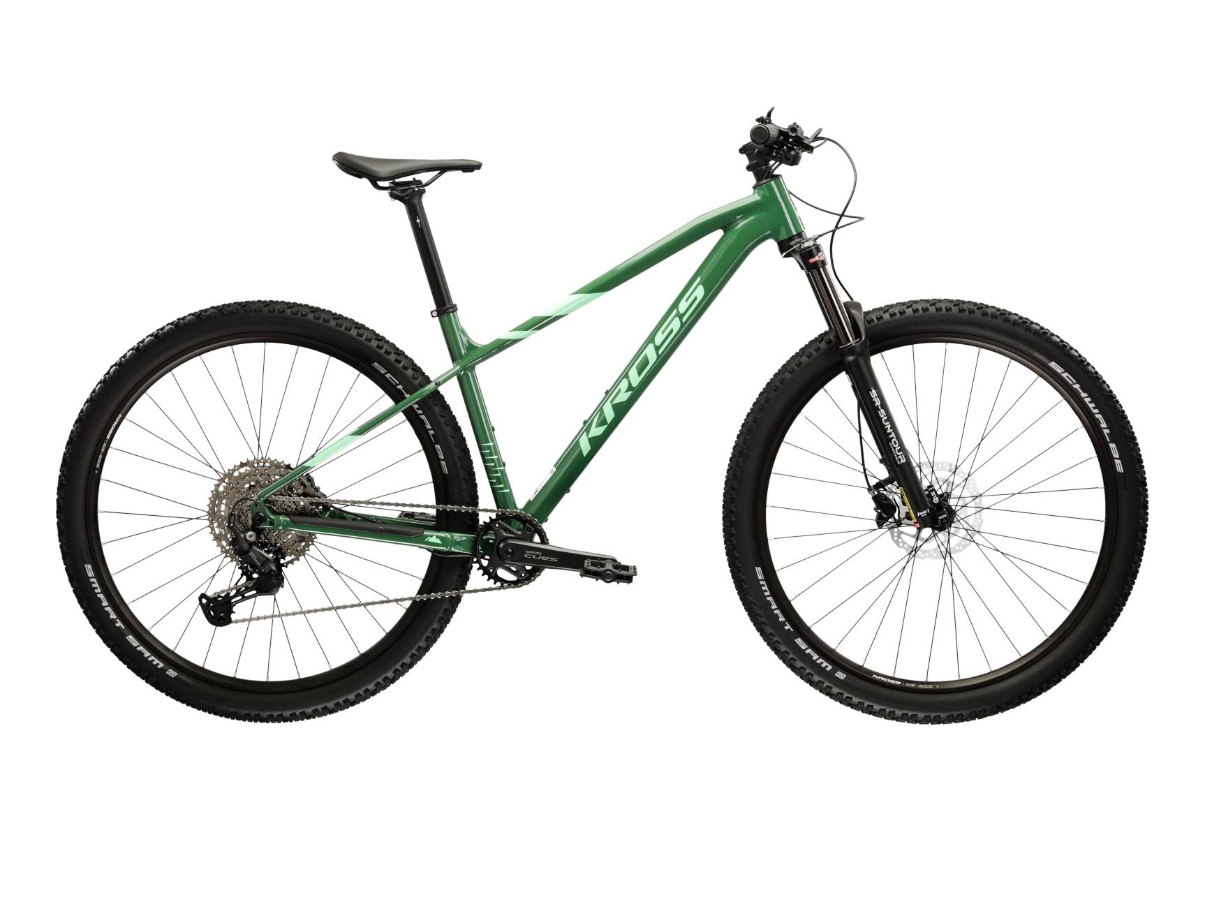 Kross Bicicleta MTB Hardtail Kross Level 5.0 29 inch verde Shimano Cues