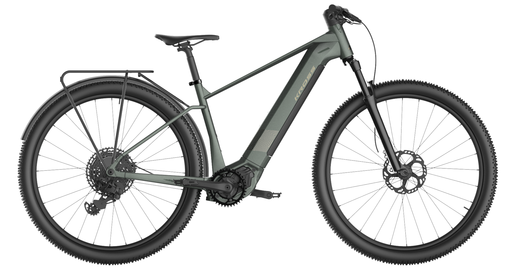 Kross Bicicleta Electrica MTB Kross Influx SUV HYB 4.0 800 27.5 inch grafit Shimano Deore