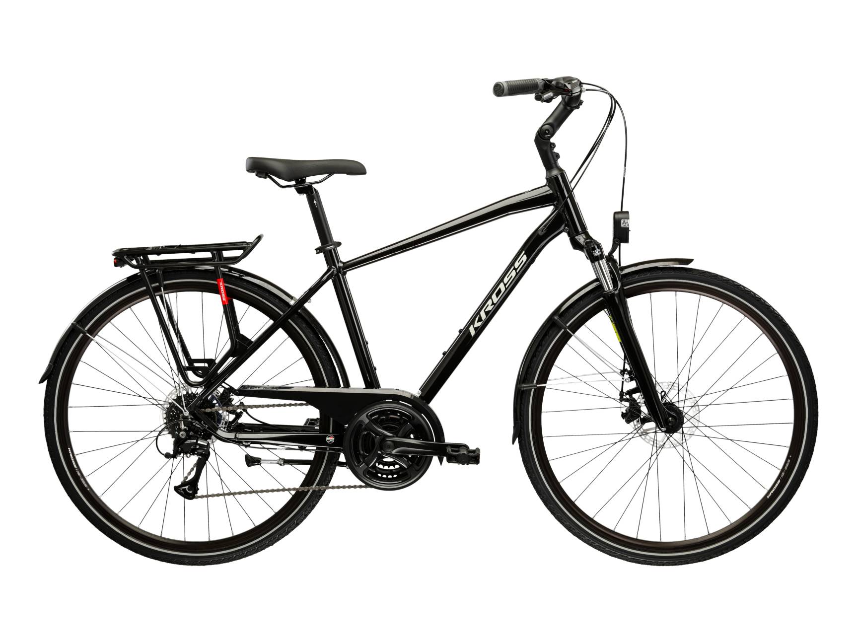 Kross Bicicleta Urban Kross Trans 3.0 28 inch neagra Shimano Acera
