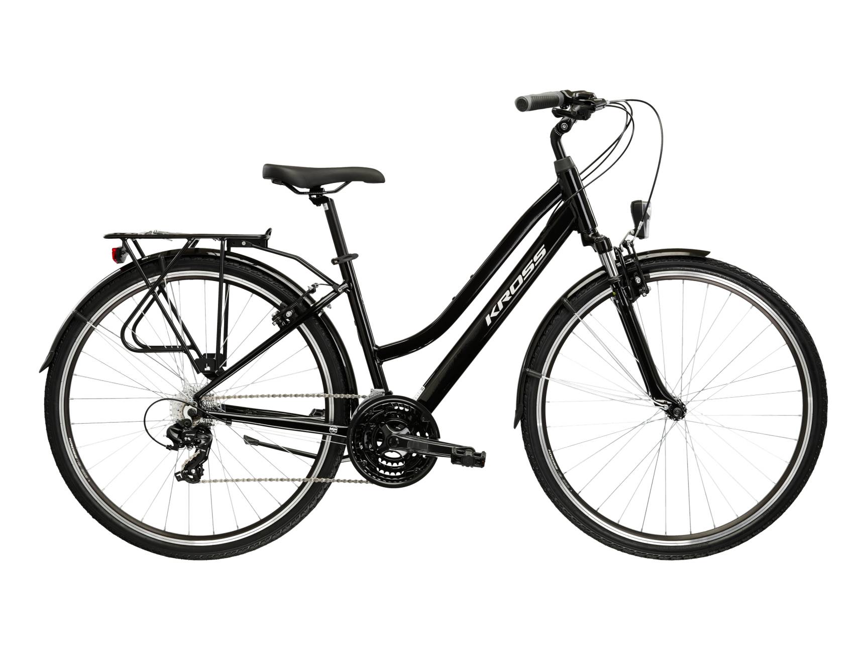 Kross Bicicleta Urban Kross Trans 1.0 W 28 inch neagra Shimano Tourney