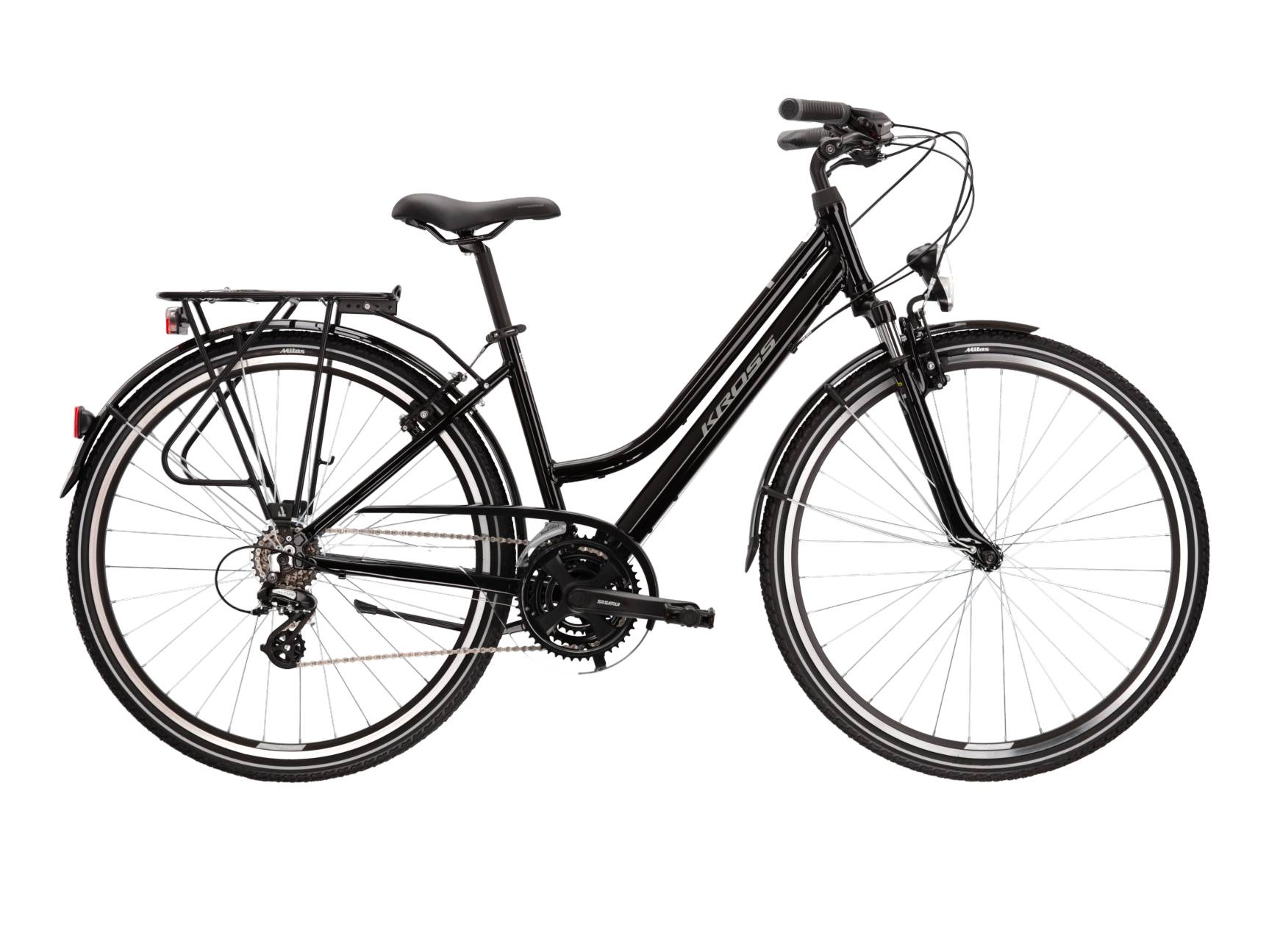 Kross Bicicleta Urban Kross Trans 2.0 28 inch neagra Shimano Altus