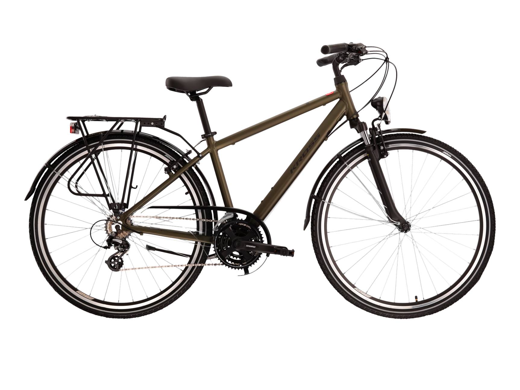 Kross Bicicleta Urban Kross Trans 2.0 28 inch kaki Shimano Altus