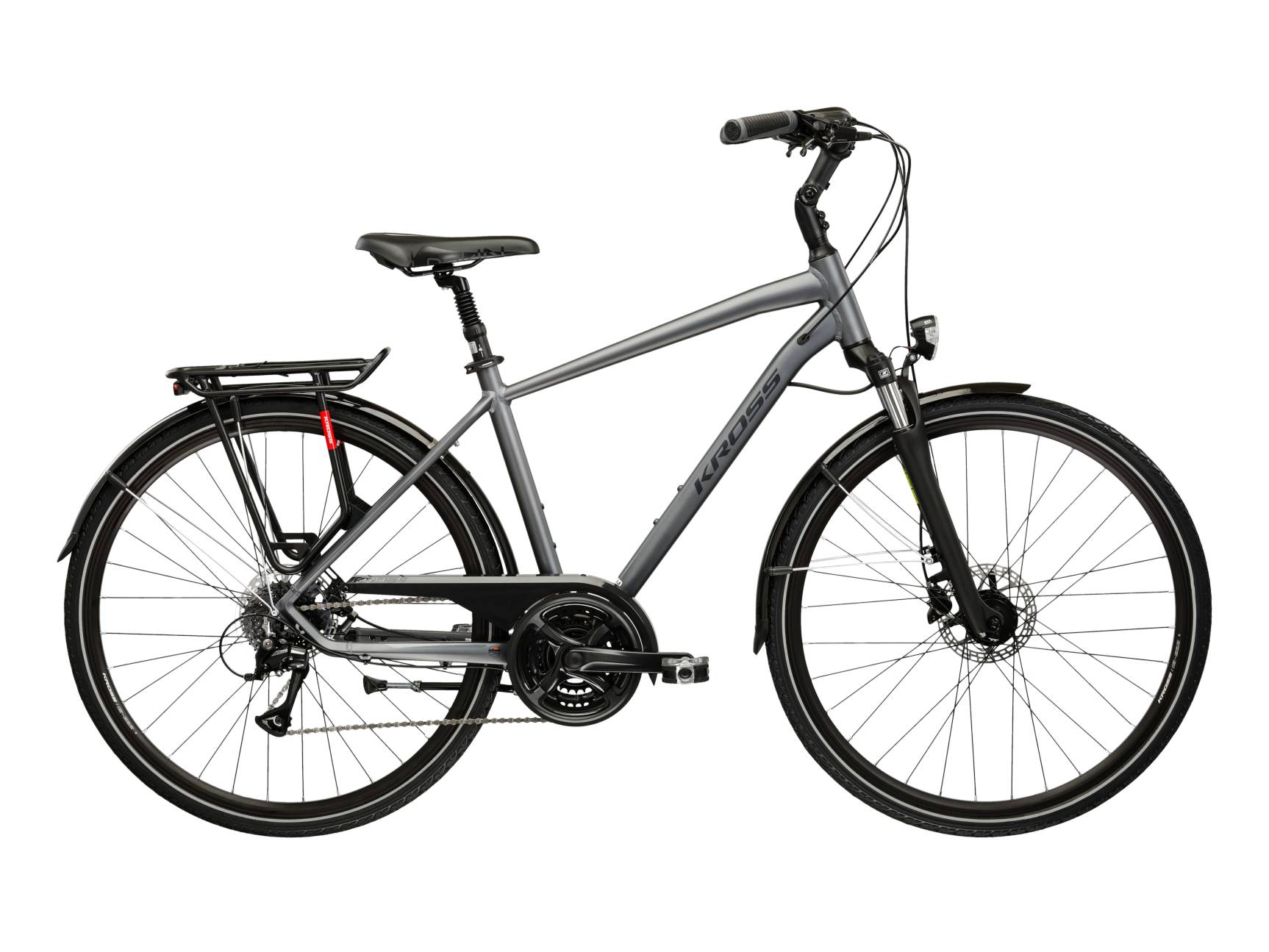 Kross Bicicleta Urban Kross Trans 4.0 28 inch gri Shimano Acera