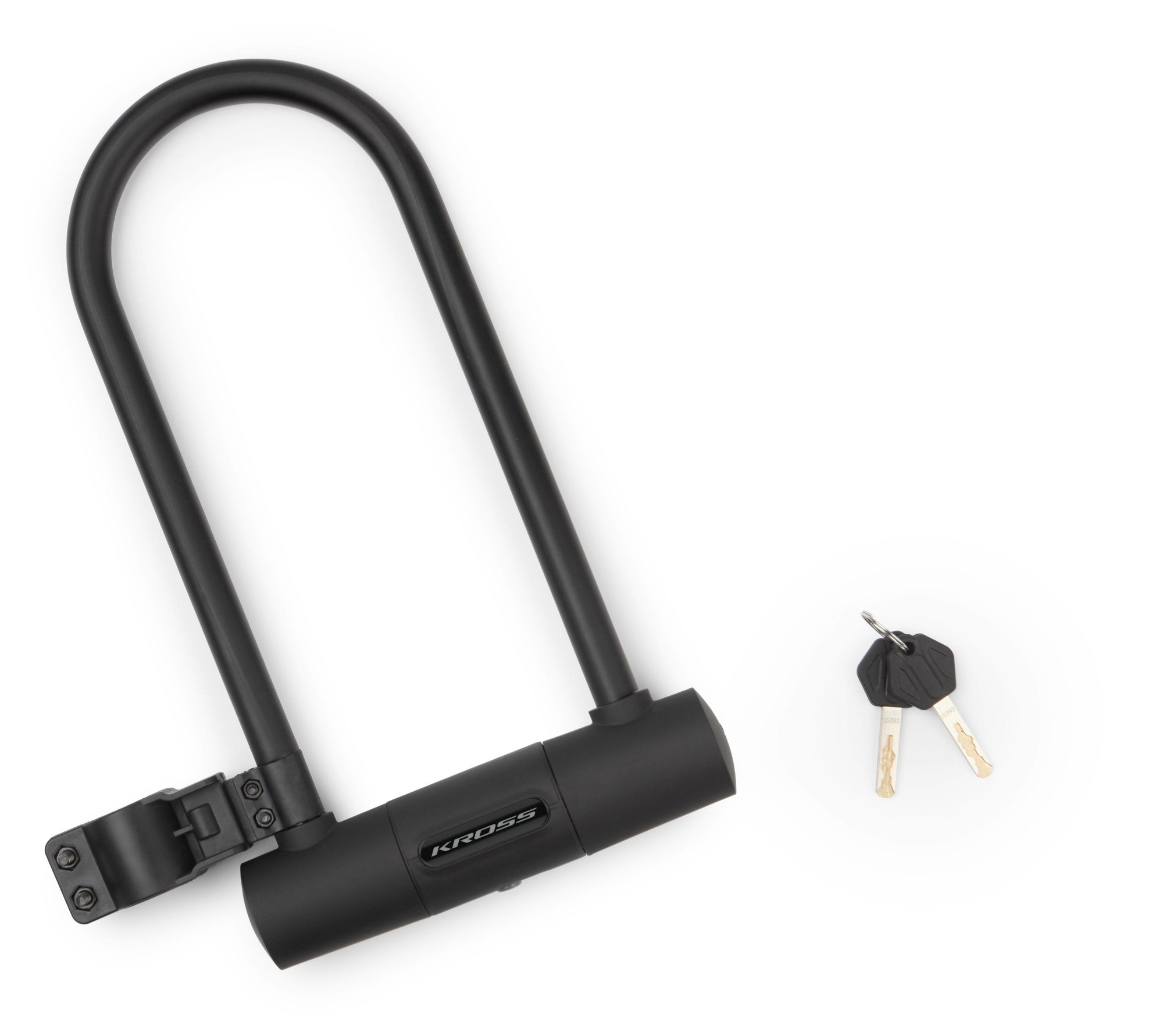 Kross Kross - antifurt bicicleta - U-Lock KZU 360, 180x320x13mm, cu suport