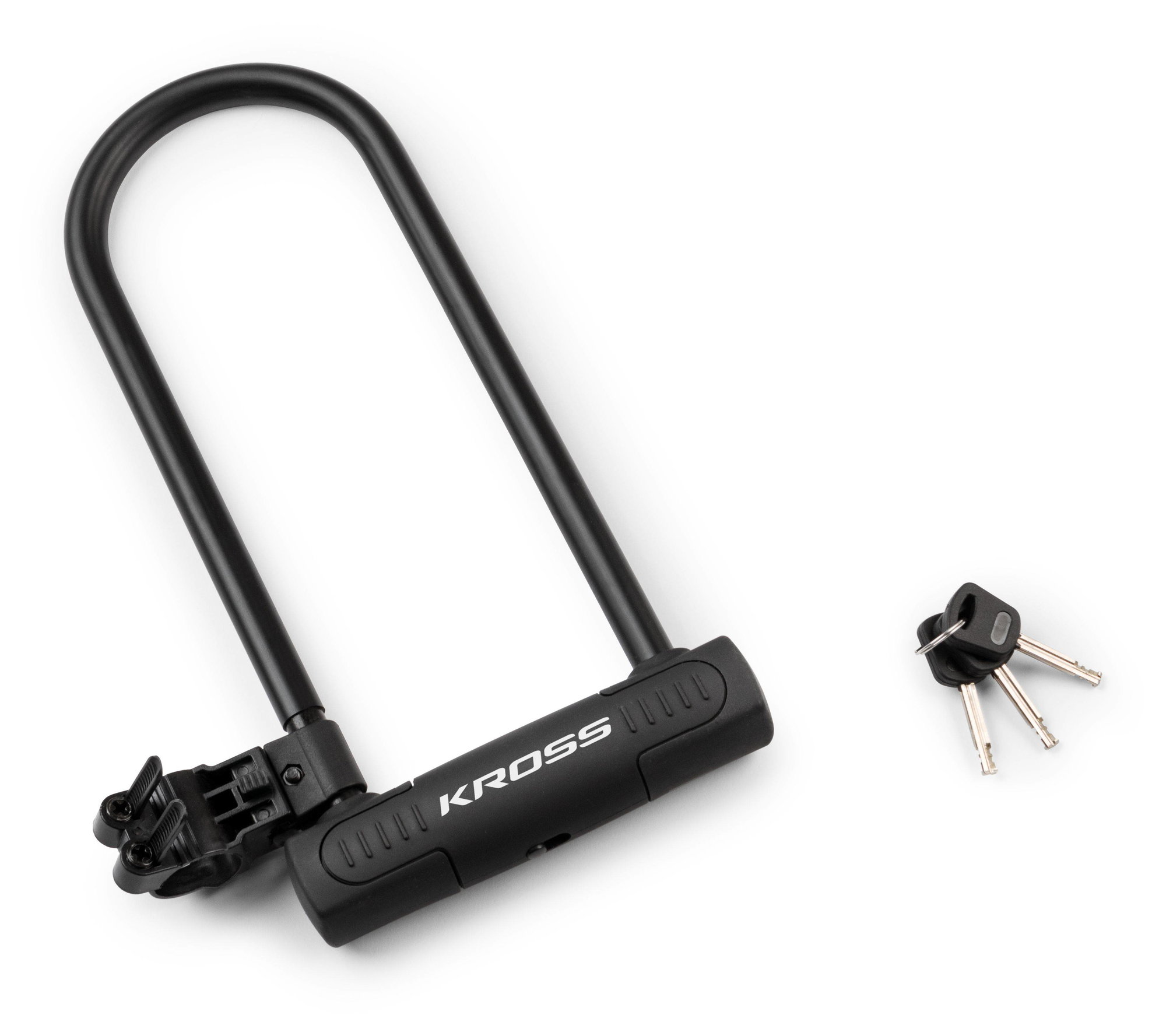 Kross Kross - antifurt bicicleta - U-Lock KZU 370, 180x320x16mm, cu suport