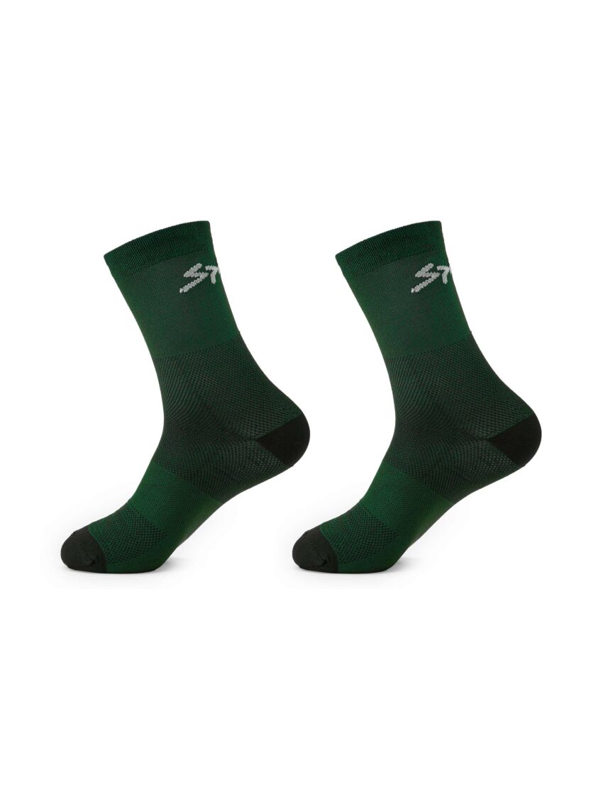 Spiuk Spiuk - Set sosete ciclism medii ANATOMIC medium long 2 socks pack - alb