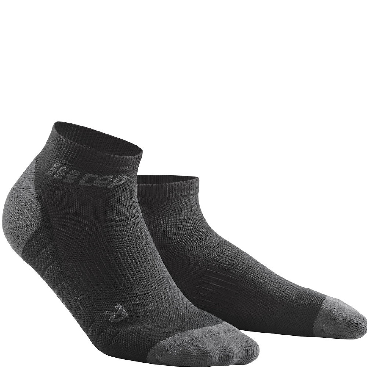 Sporting Goods CEP - sosete de compresie peste glezna 8cm pentru barbati Low Cut 3.0 - negru gri inchis